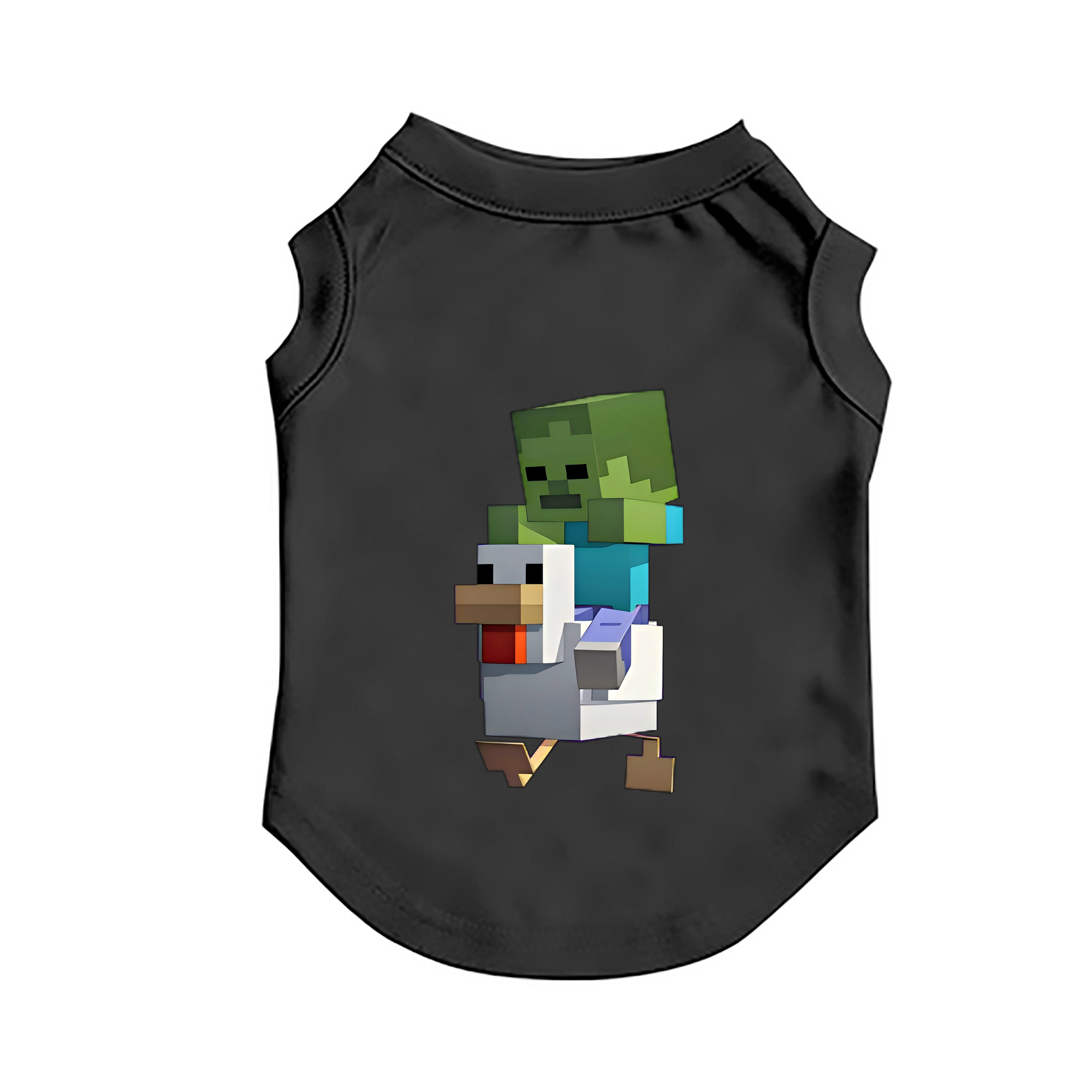（画像用） マインクラフト ブロックの世界 Minecraft MC Block world ペット用ベスト