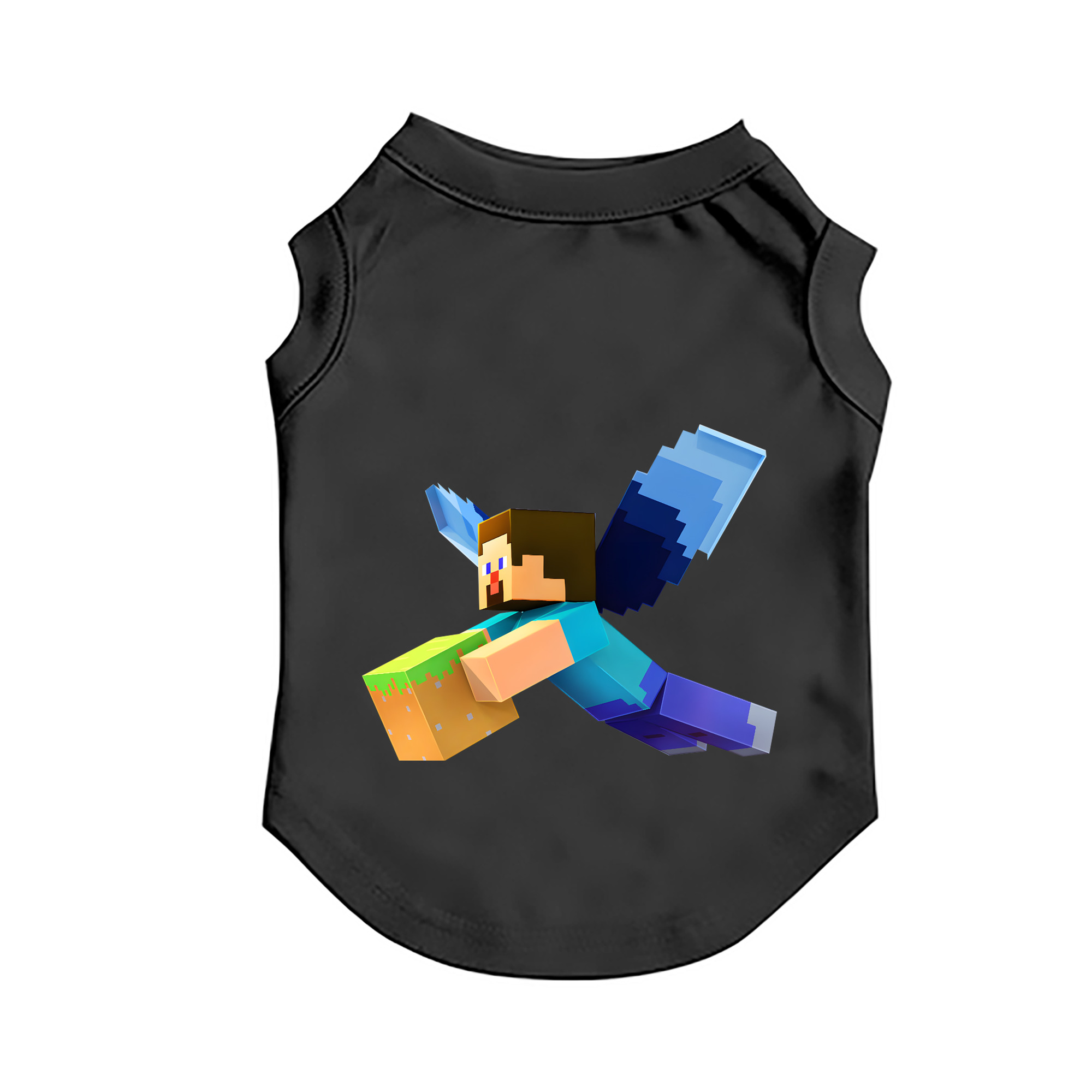 （画像用） マインクラフト ブロックの世界 Minecraft MC Block world ペット用ベスト