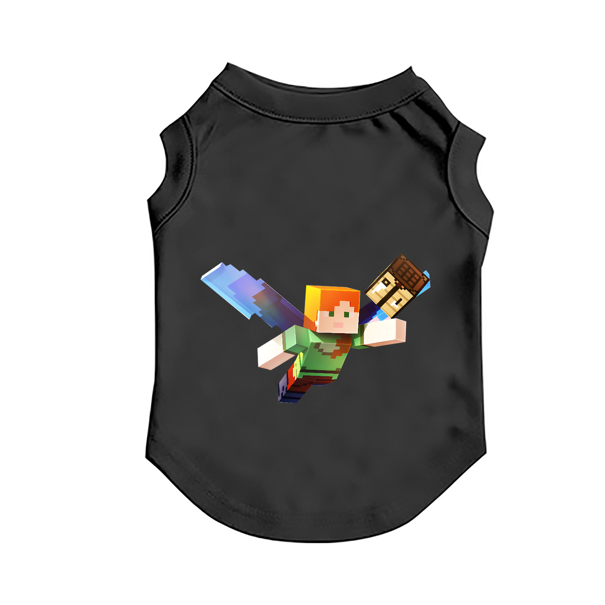 （画像用） マインクラフト ブロックの世界 Minecraft MC Block world ペット用ベスト