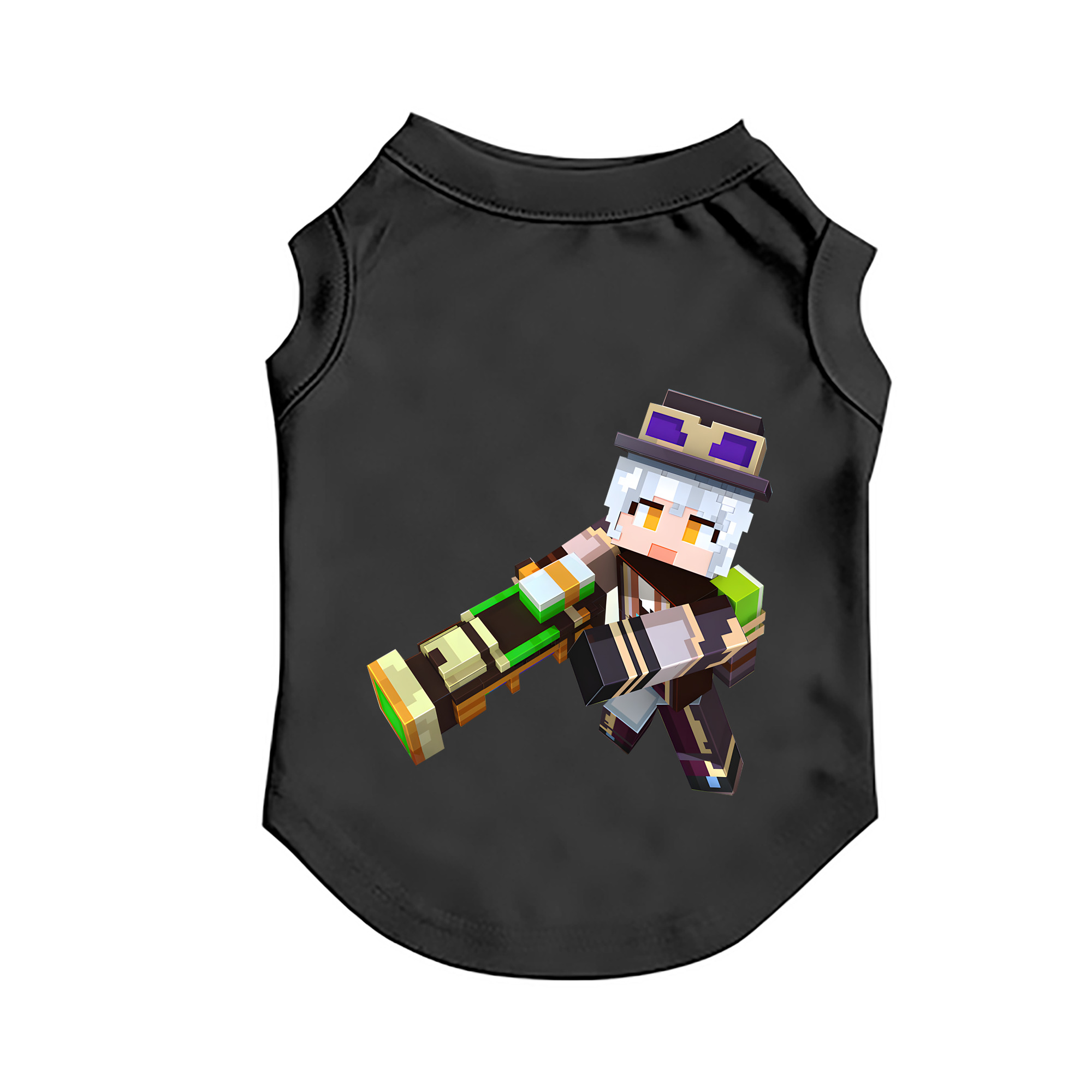 （画像用） マインクラフト ブロックの世界 Minecraft MC Block world ペット用ベスト