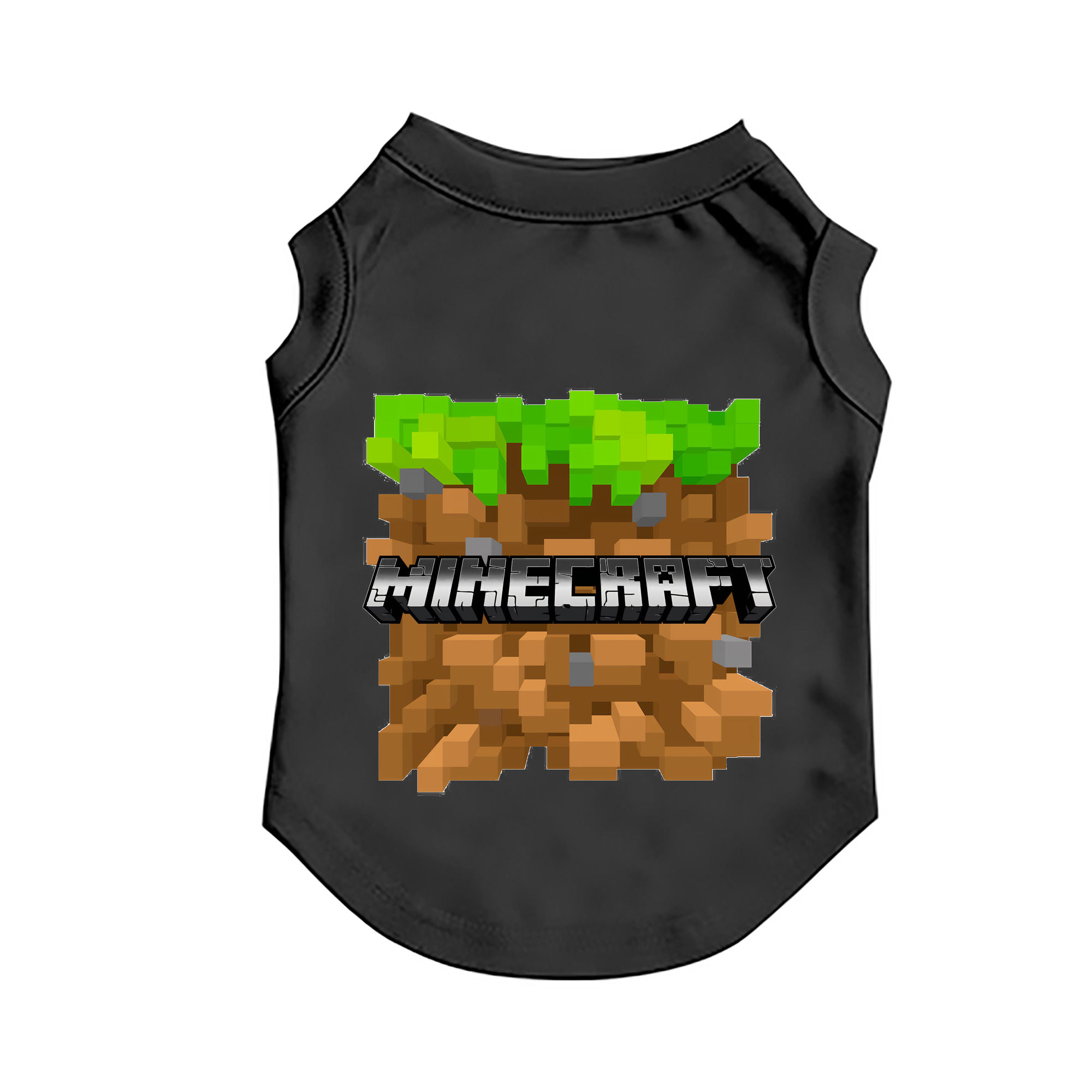 （画像用） マインクラフト ブロックの世界 Minecraft MC Block world ペット用ベスト