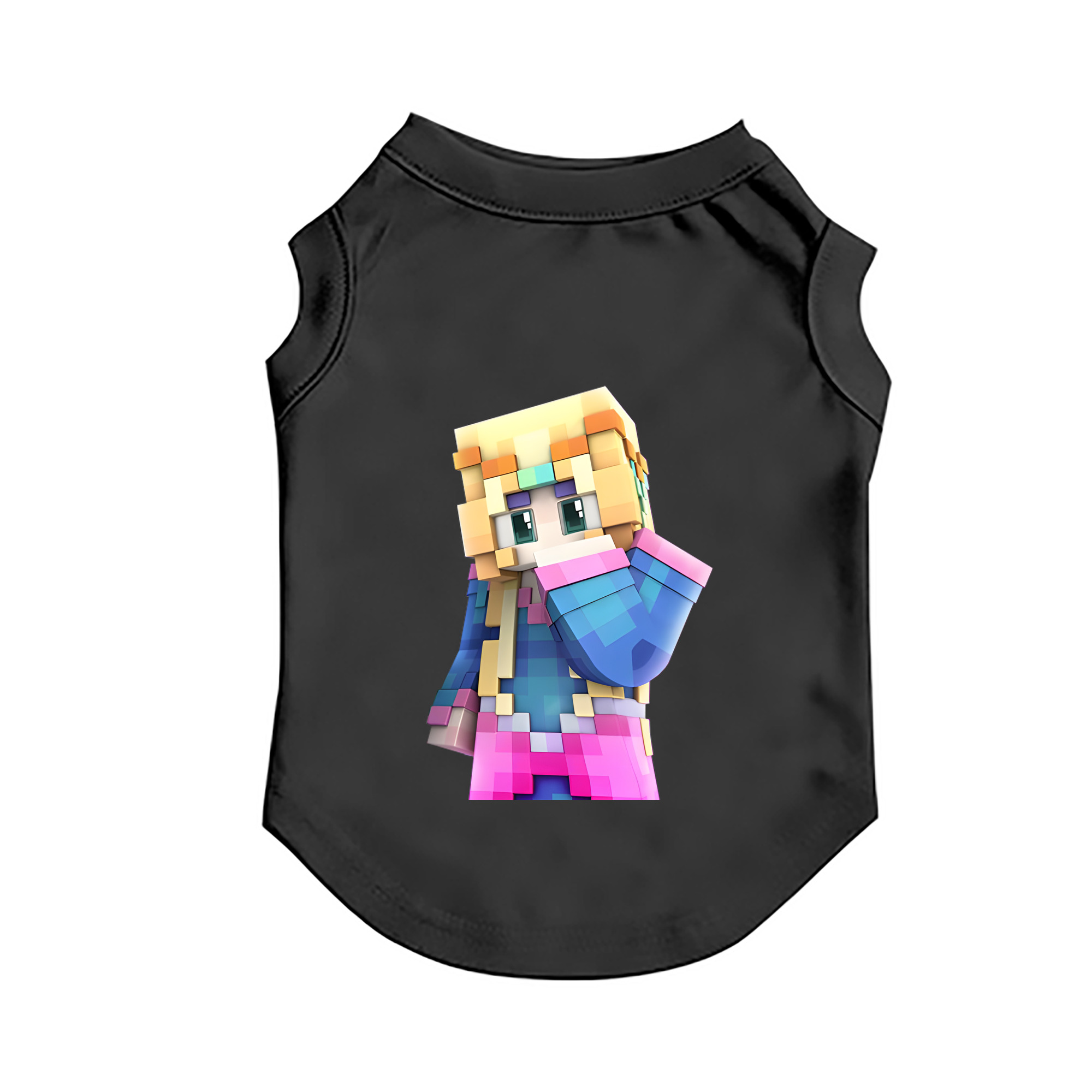 （画像用） マインクラフト ブロックの世界 Minecraft MC Block world ペット用ベスト