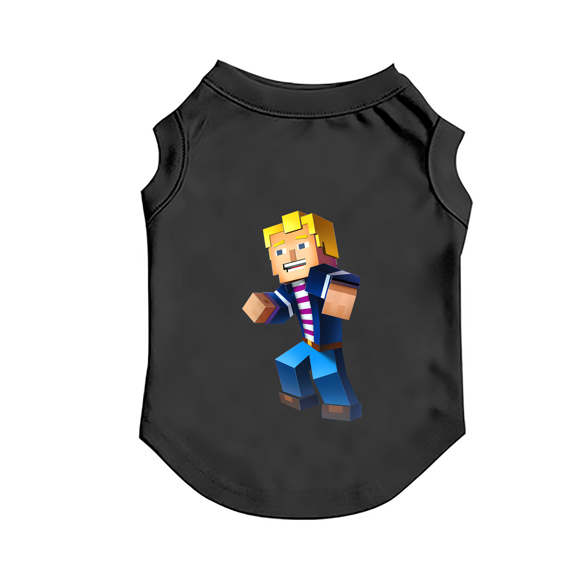 （画像用） マインクラフト ブロックの世界 Minecraft MC Block world ペット用ベスト
