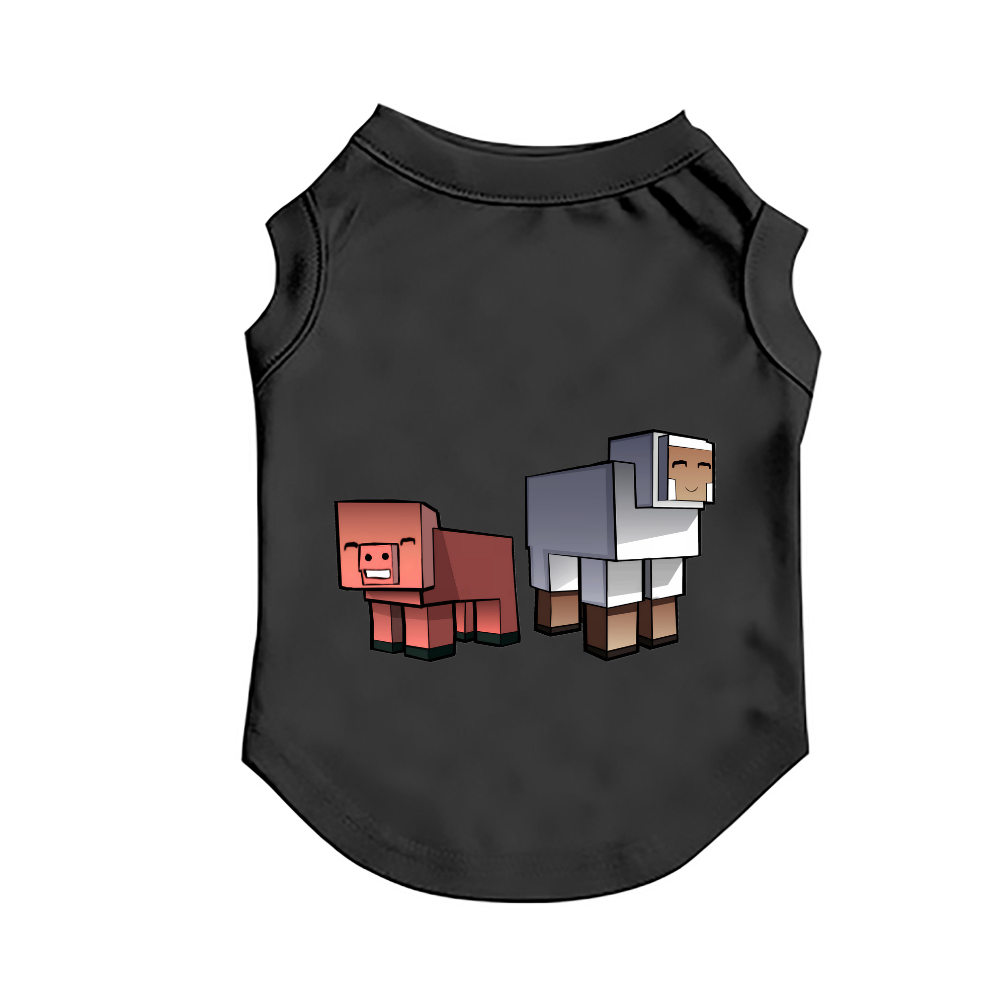 （画像用） マインクラフト ブロックの世界 Minecraft MC Block world ペット用ベスト