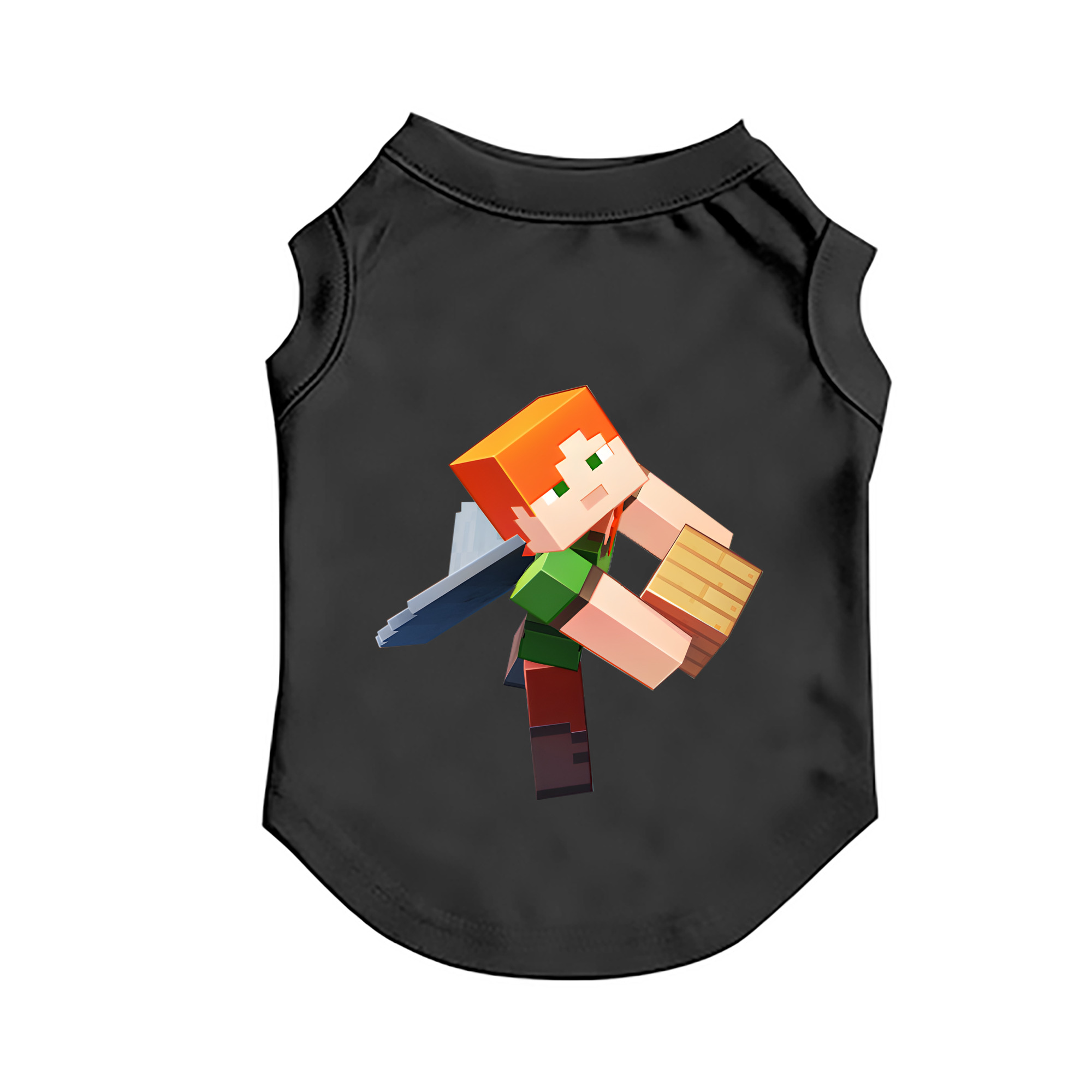 （画像用） マインクラフト ブロックの世界 Minecraft MC Block world ペット用ベスト