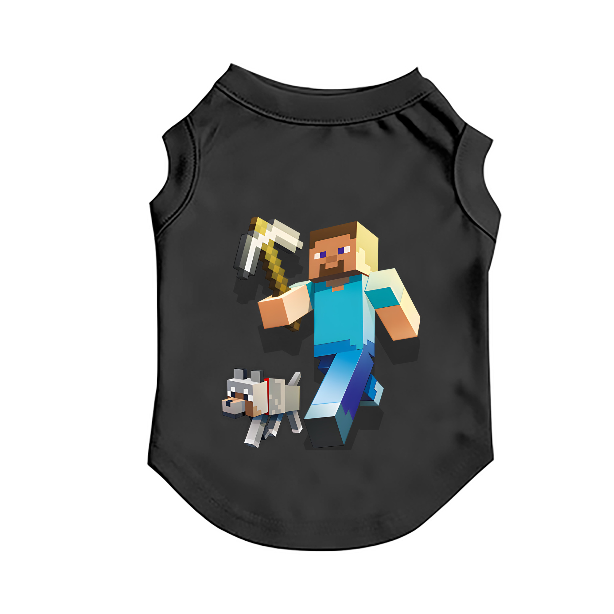 （画像用） マインクラフト ブロックの世界 Minecraft MC Block world ペット用ベスト