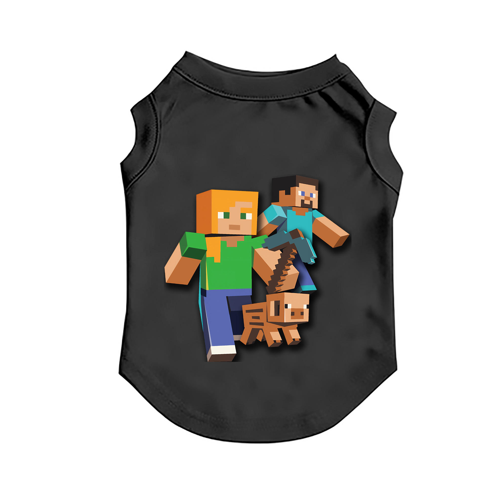 （画像用） マインクラフト ブロックの世界 Minecraft MC Block world ペット用ベスト