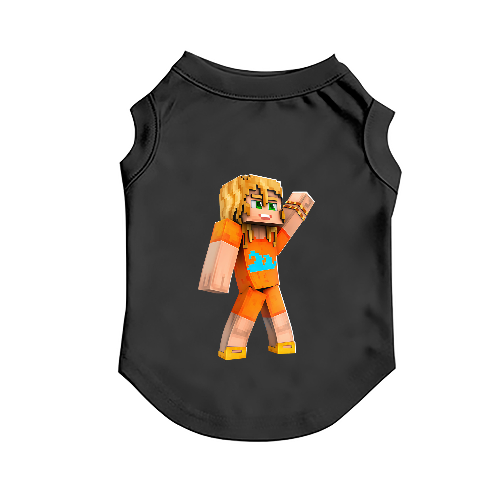 （画像用） マインクラフト ブロックの世界 Minecraft MC Block world ペット用ベスト