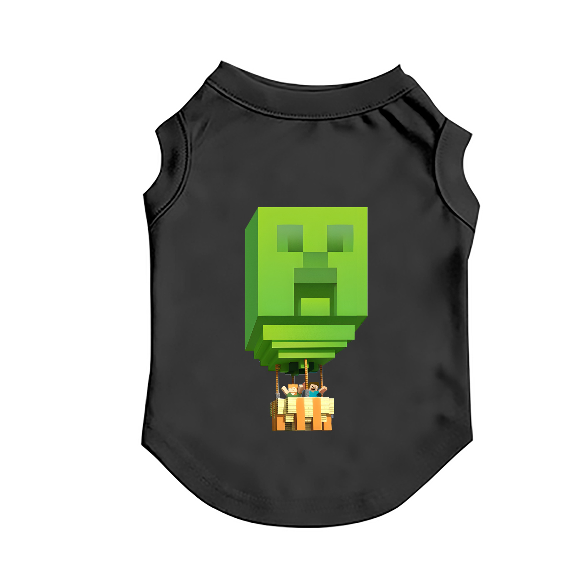 （画像用） マインクラフト ブロックの世界 Minecraft MC Block world ペット用ベスト