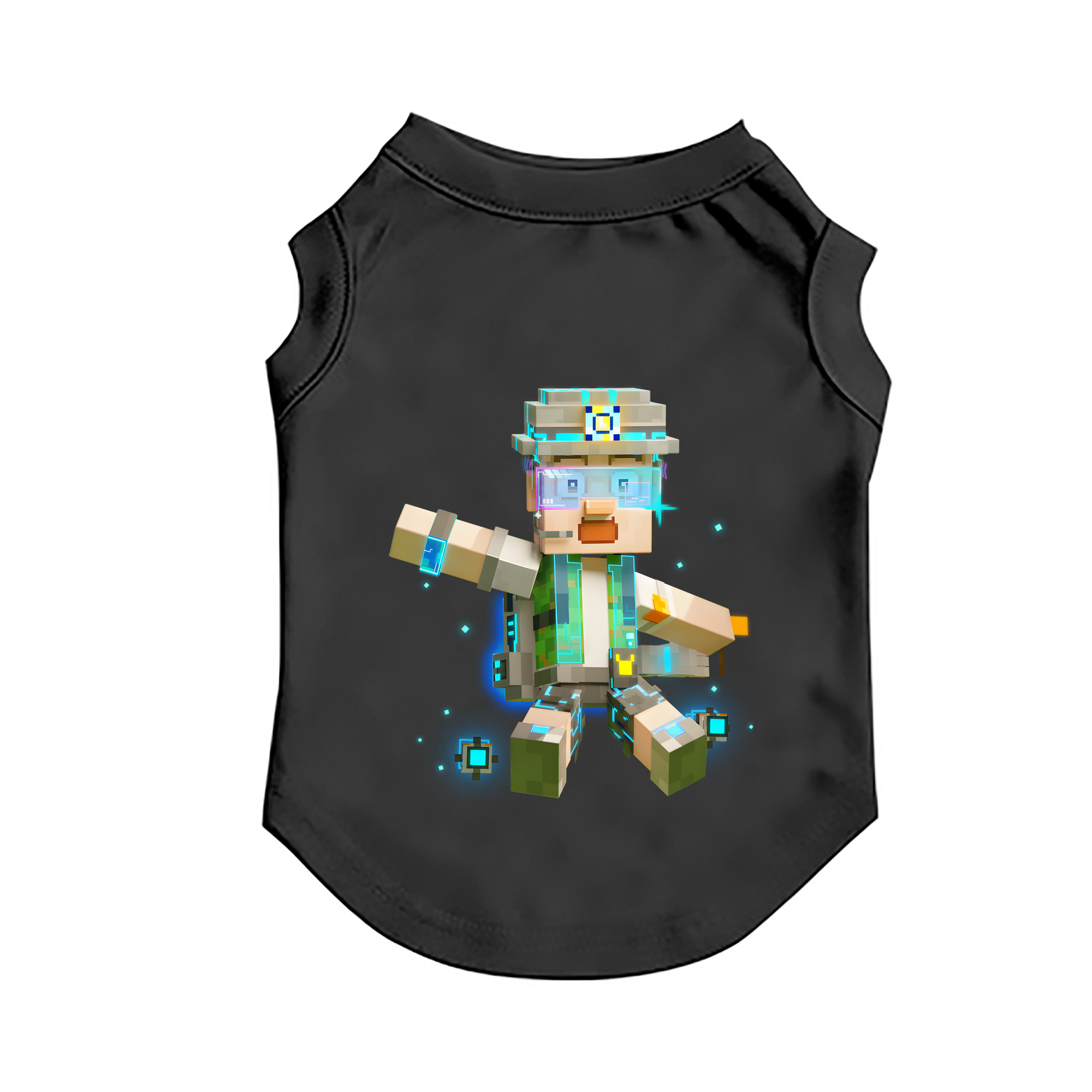 （画像用） マインクラフト ブロックの世界 Minecraft MC Block world ペット用ベスト