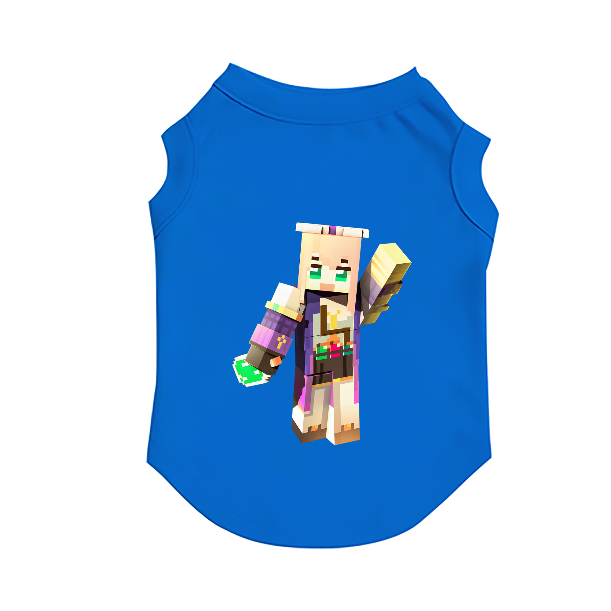（画像用） マインクラフト ブロックの世界 Minecraft MC Block world ペット用ベスト