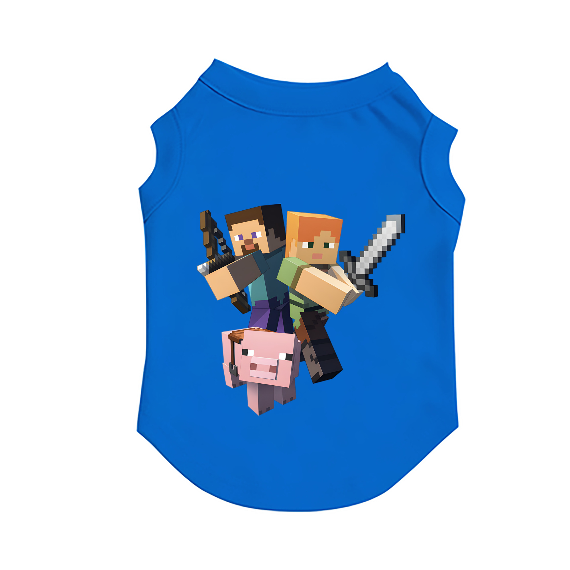 （画像用） マインクラフト ブロックの世界 Minecraft MC Block world ペット用ベスト