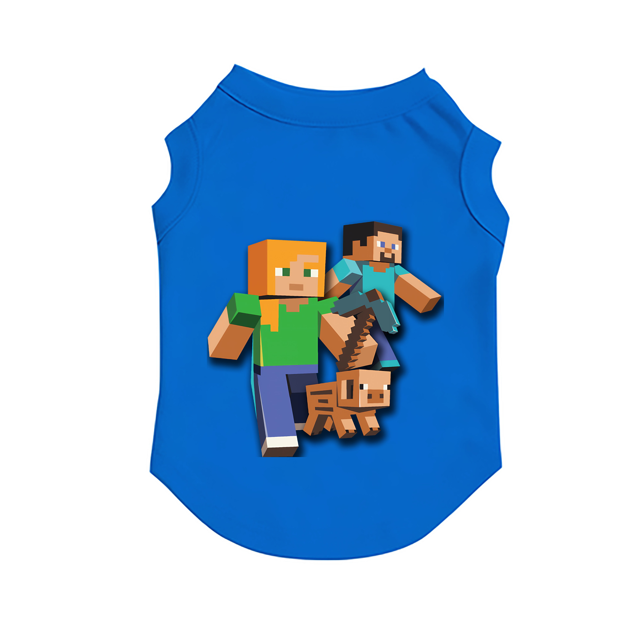 （画像用） マインクラフト ブロックの世界 Minecraft MC Block world ペット用ベスト