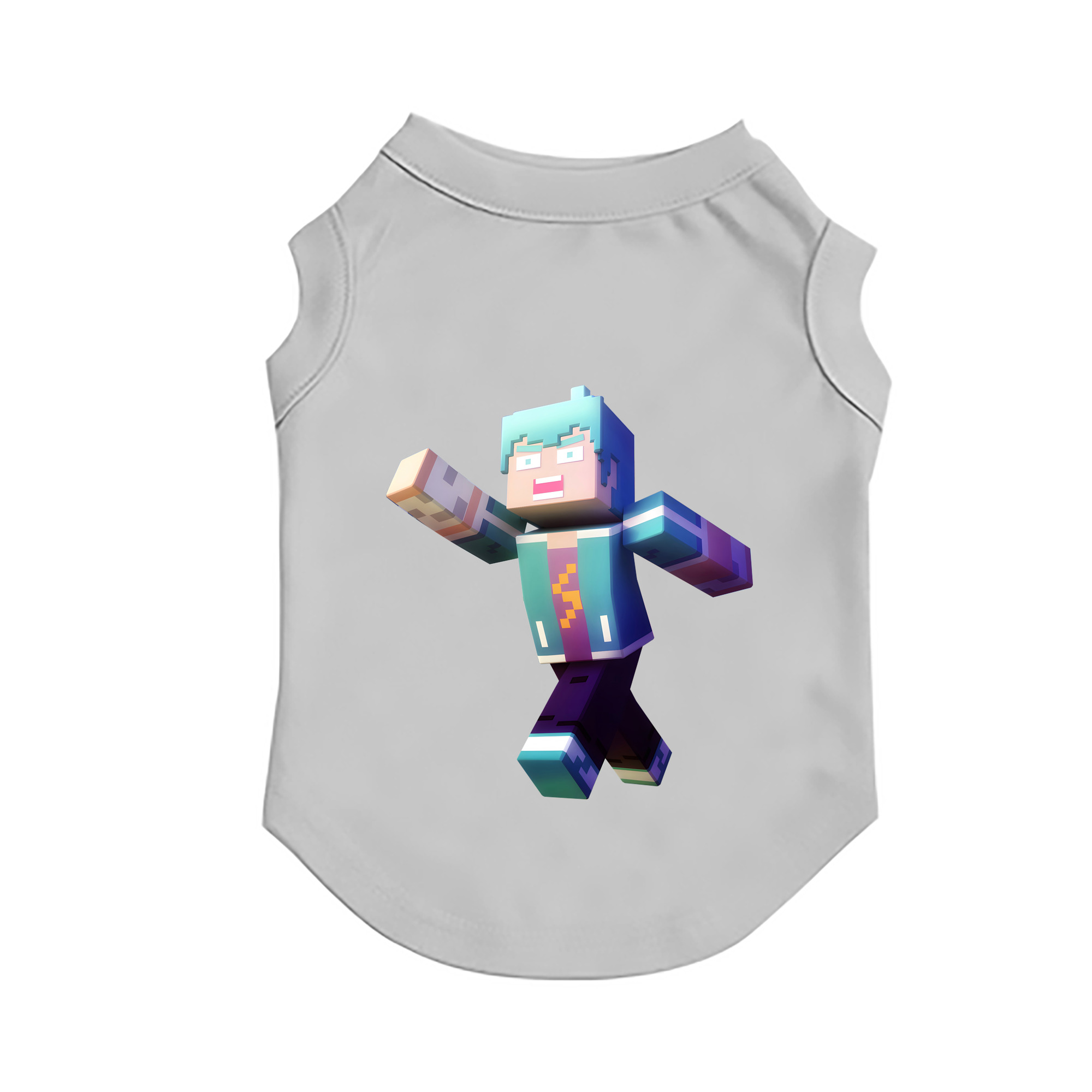 （画像用） マインクラフト ブロックの世界 Minecraft MC Block world ペット用ベスト