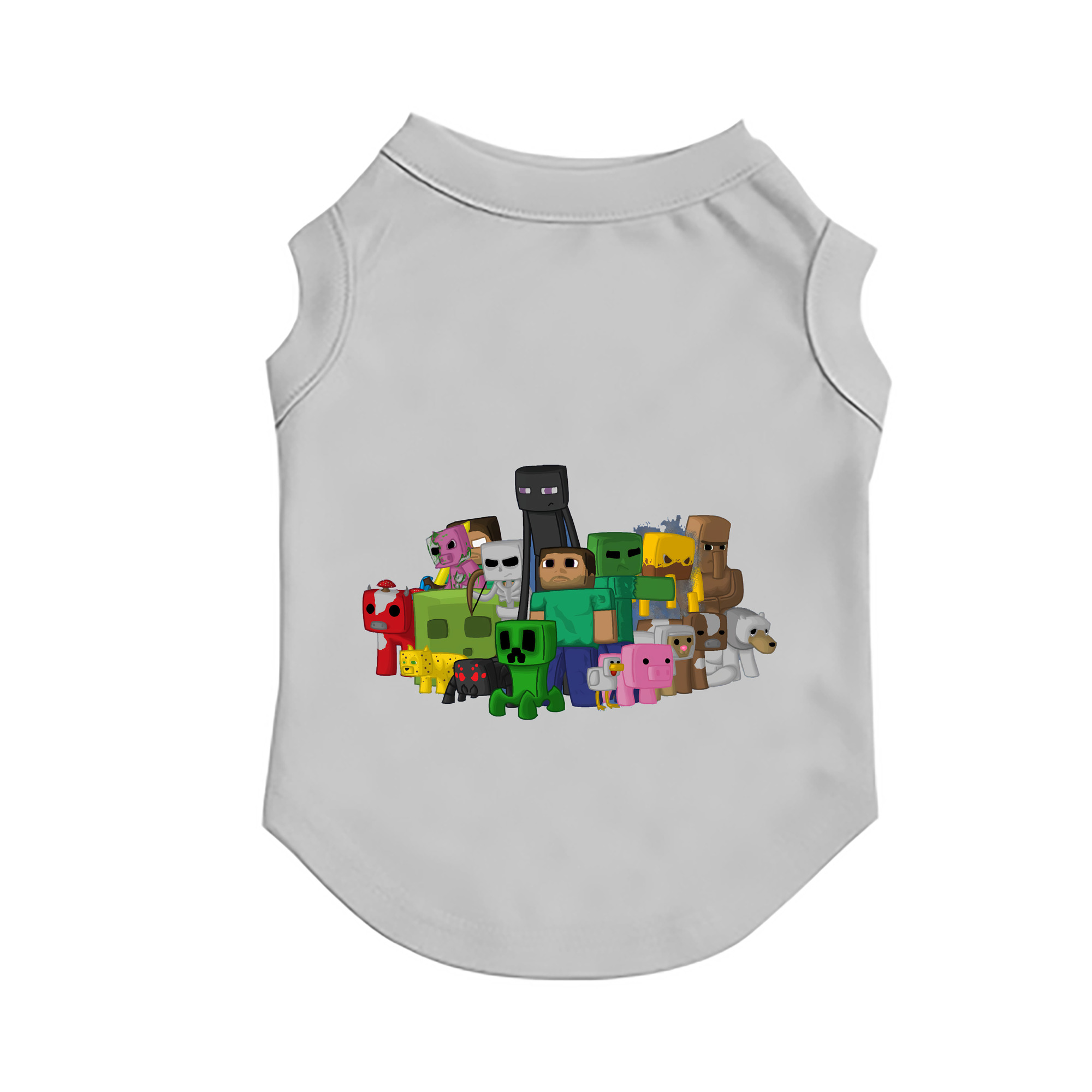 （画像用） マインクラフト ブロックの世界 Minecraft MC Block world ペット用ベスト