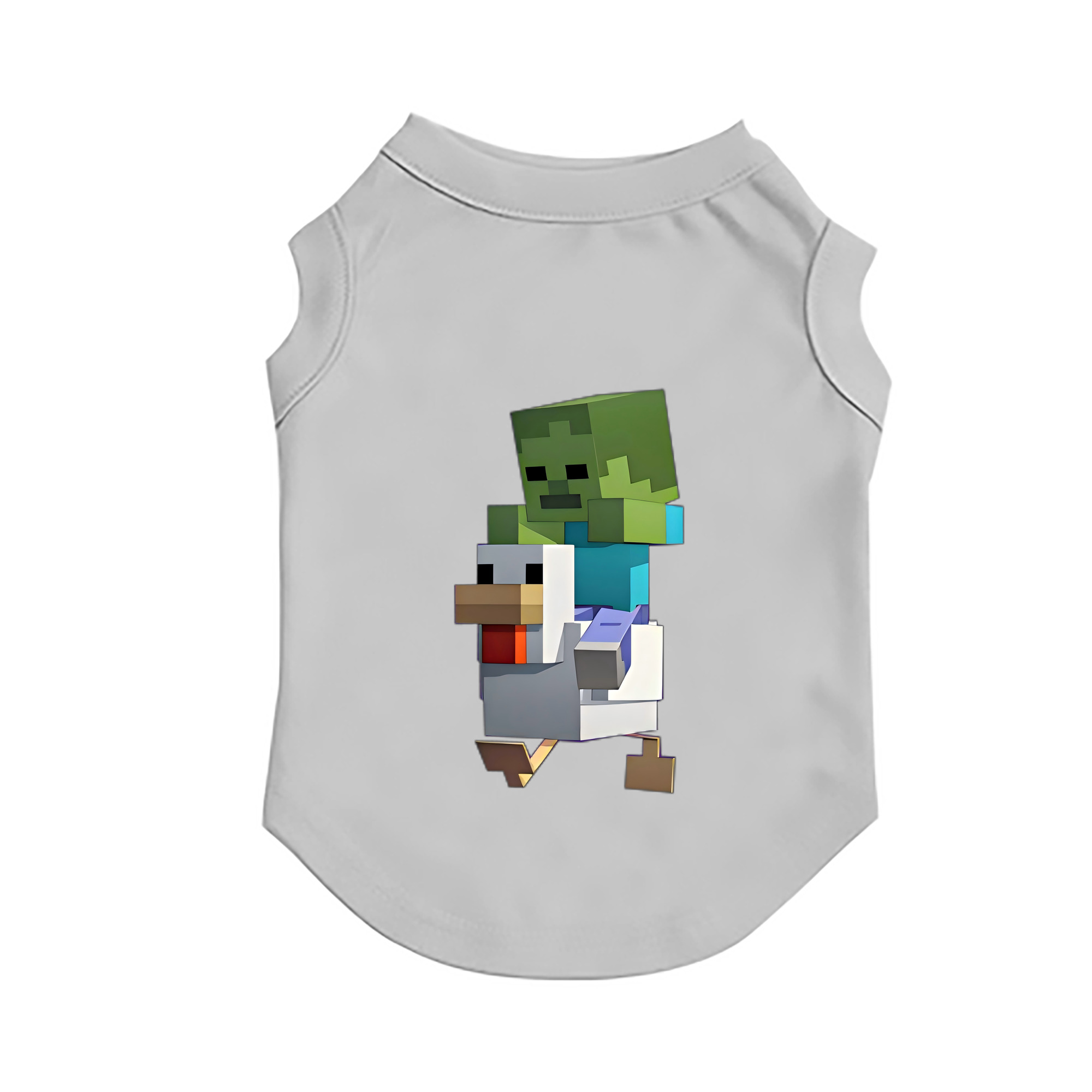 （画像用） マインクラフト ブロックの世界 Minecraft MC Block world ペット用ベスト