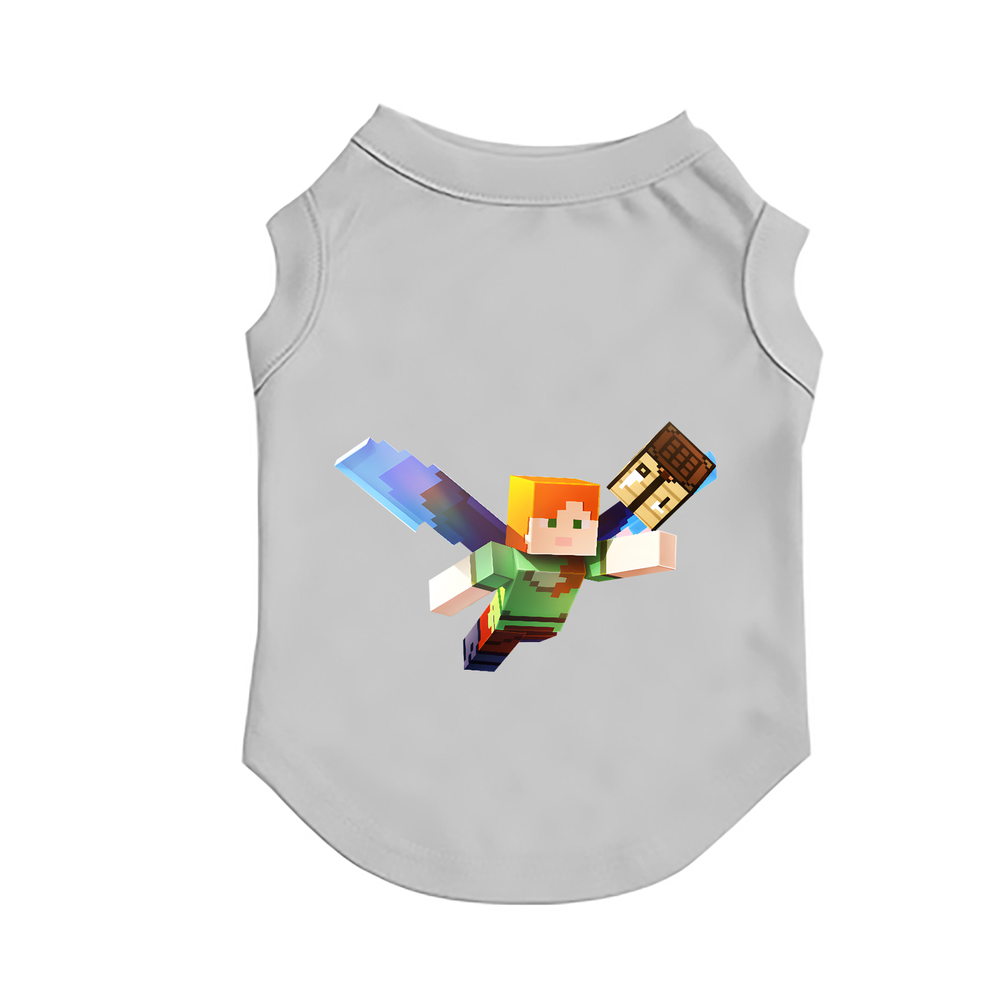 （画像用） マインクラフト ブロックの世界 Minecraft MC Block world ペット用ベスト