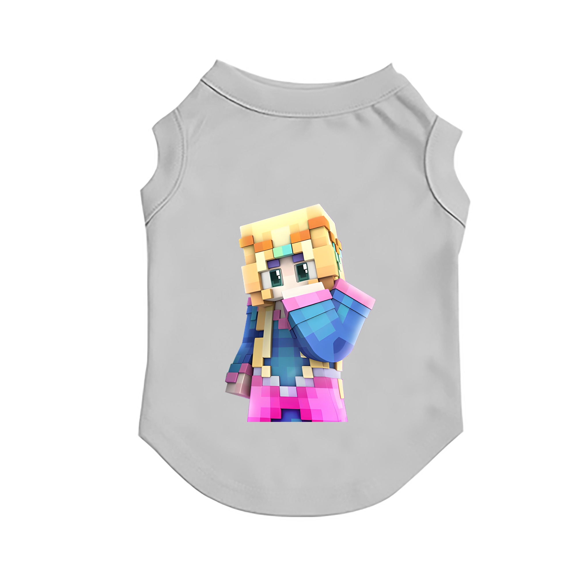 （画像用） マインクラフト ブロックの世界 Minecraft MC Block world ペット用ベスト