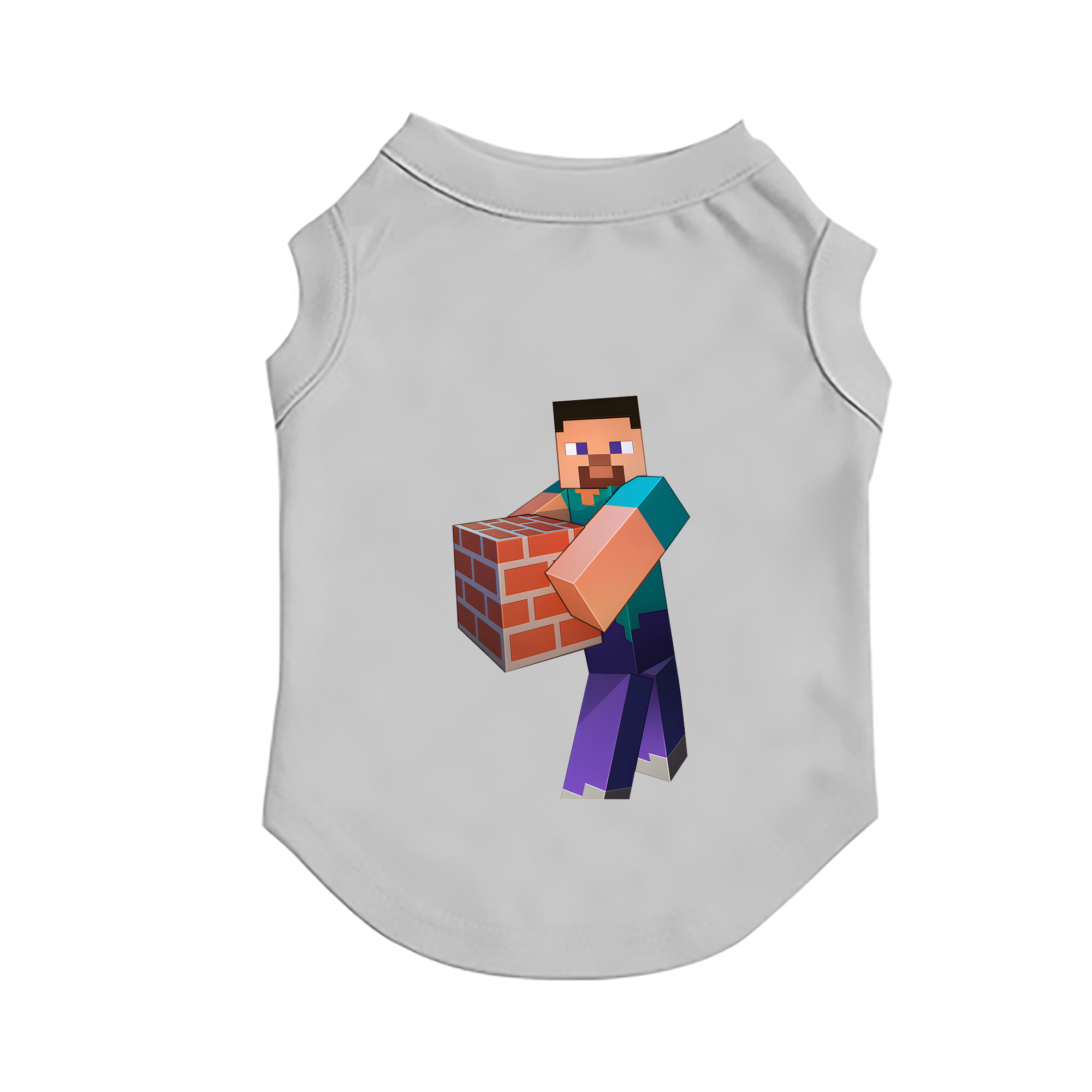 （画像用） マインクラフト ブロックの世界 Minecraft MC Block world ペット用ベスト