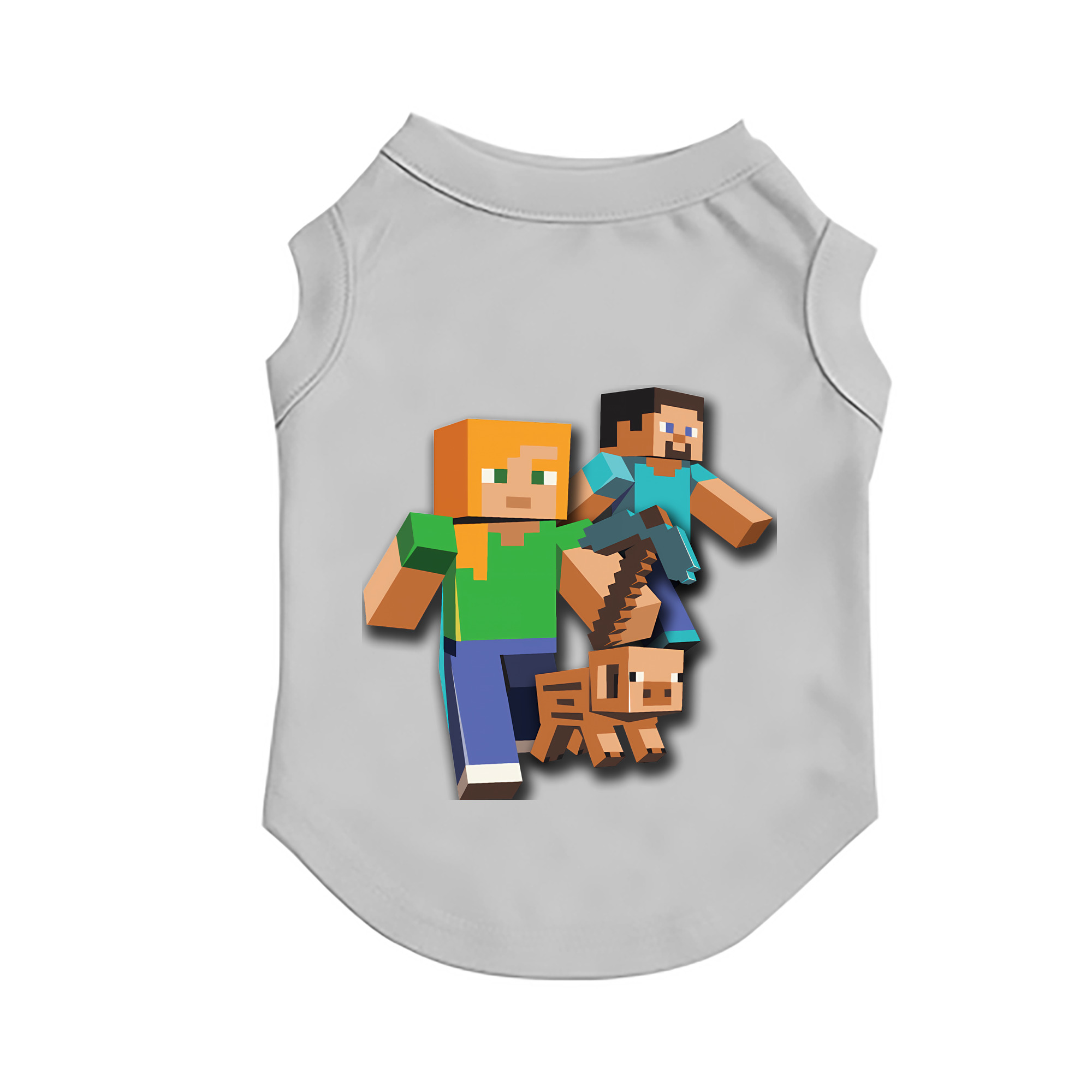 （画像用） マインクラフト ブロックの世界 Minecraft MC Block world ペット用ベスト