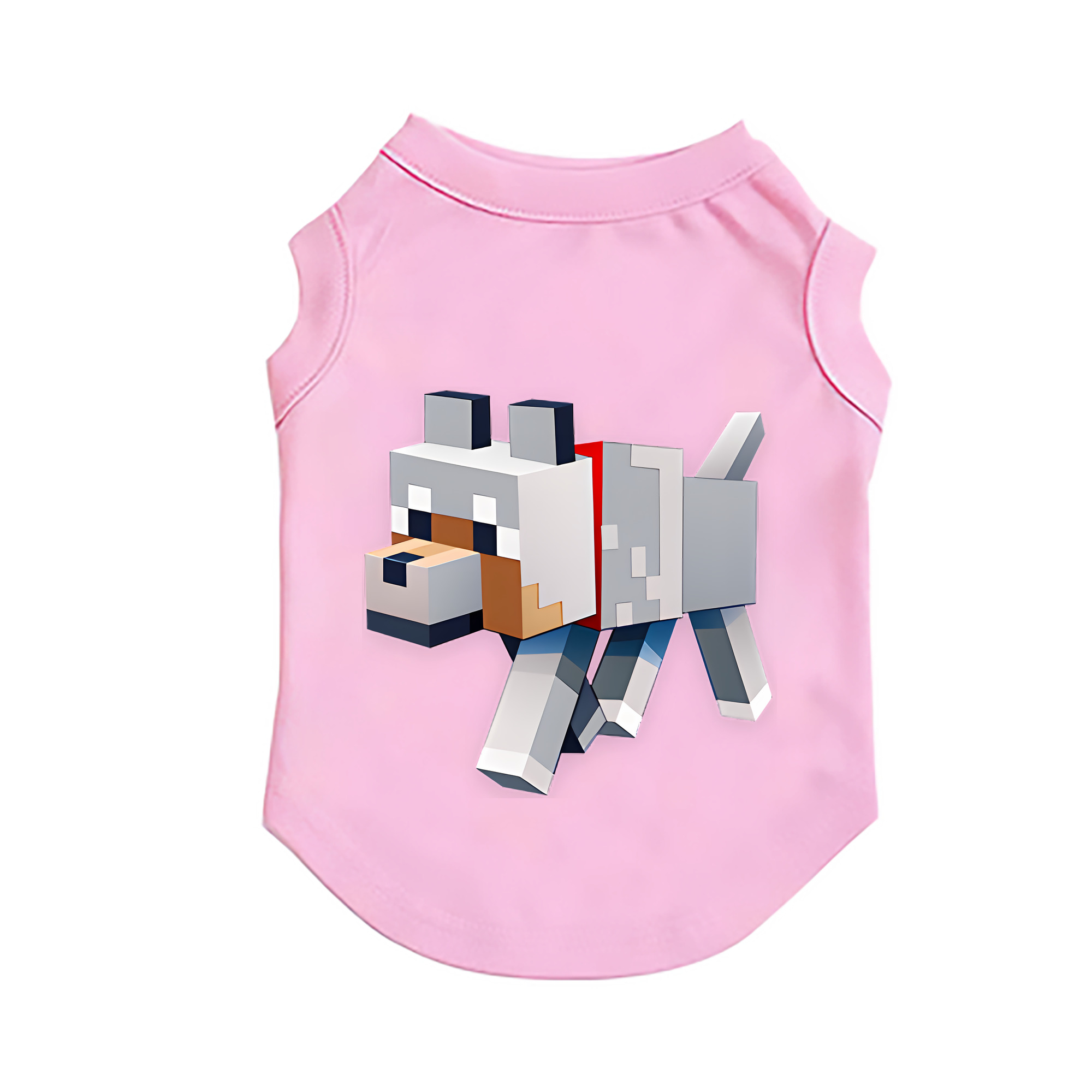 （画像用） マインクラフト ブロックの世界 Minecraft MC Block world ペット用ベスト