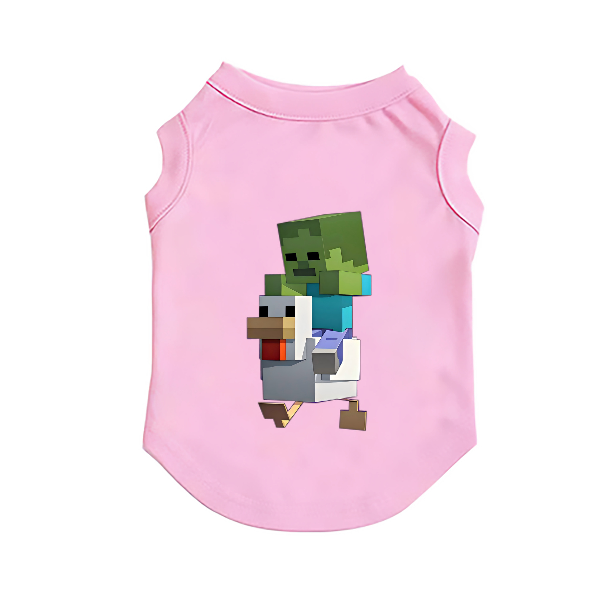 （画像用） マインクラフト ブロックの世界 Minecraft MC Block world ペット用ベスト
