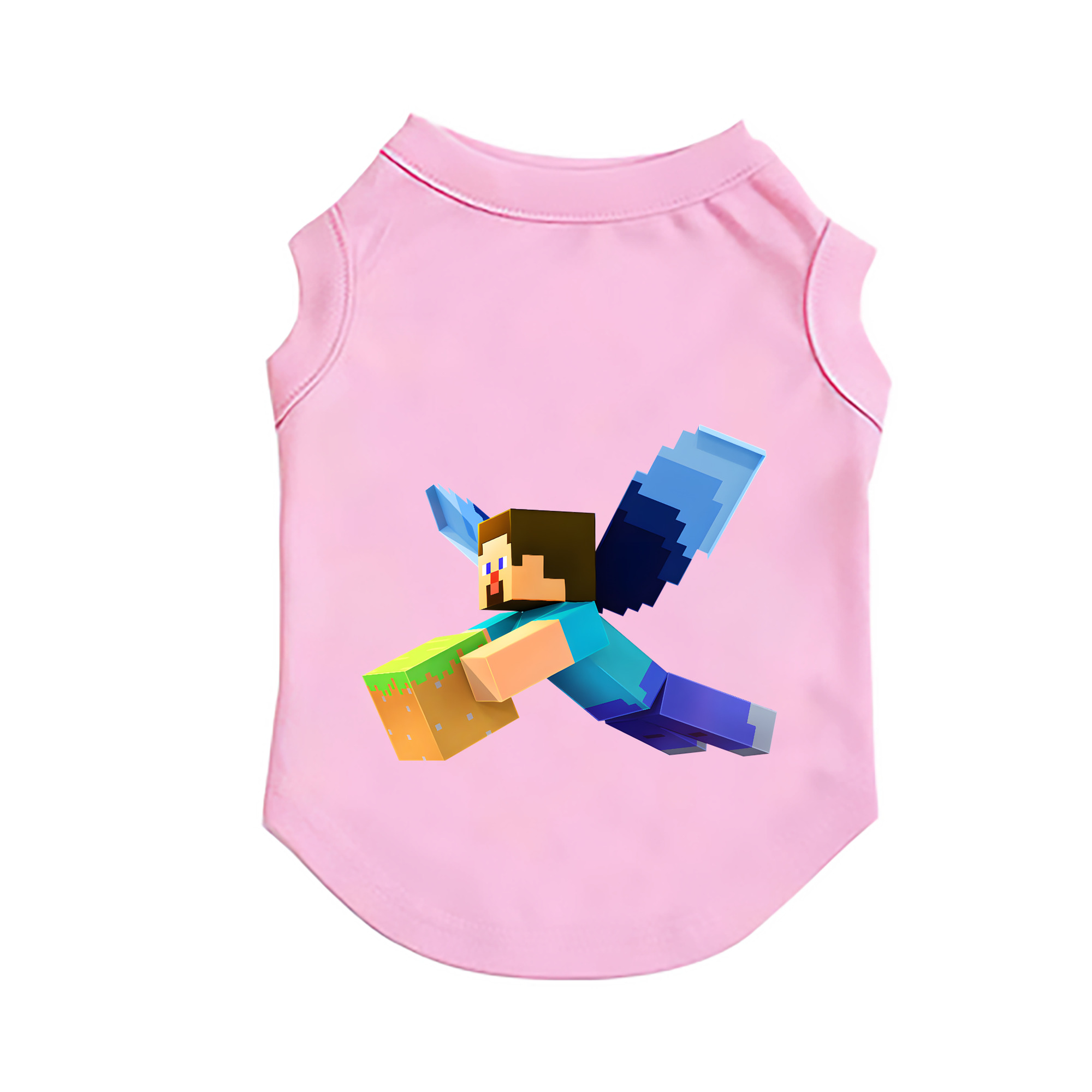 （画像用） マインクラフト ブロックの世界 Minecraft MC Block world ペット用ベスト