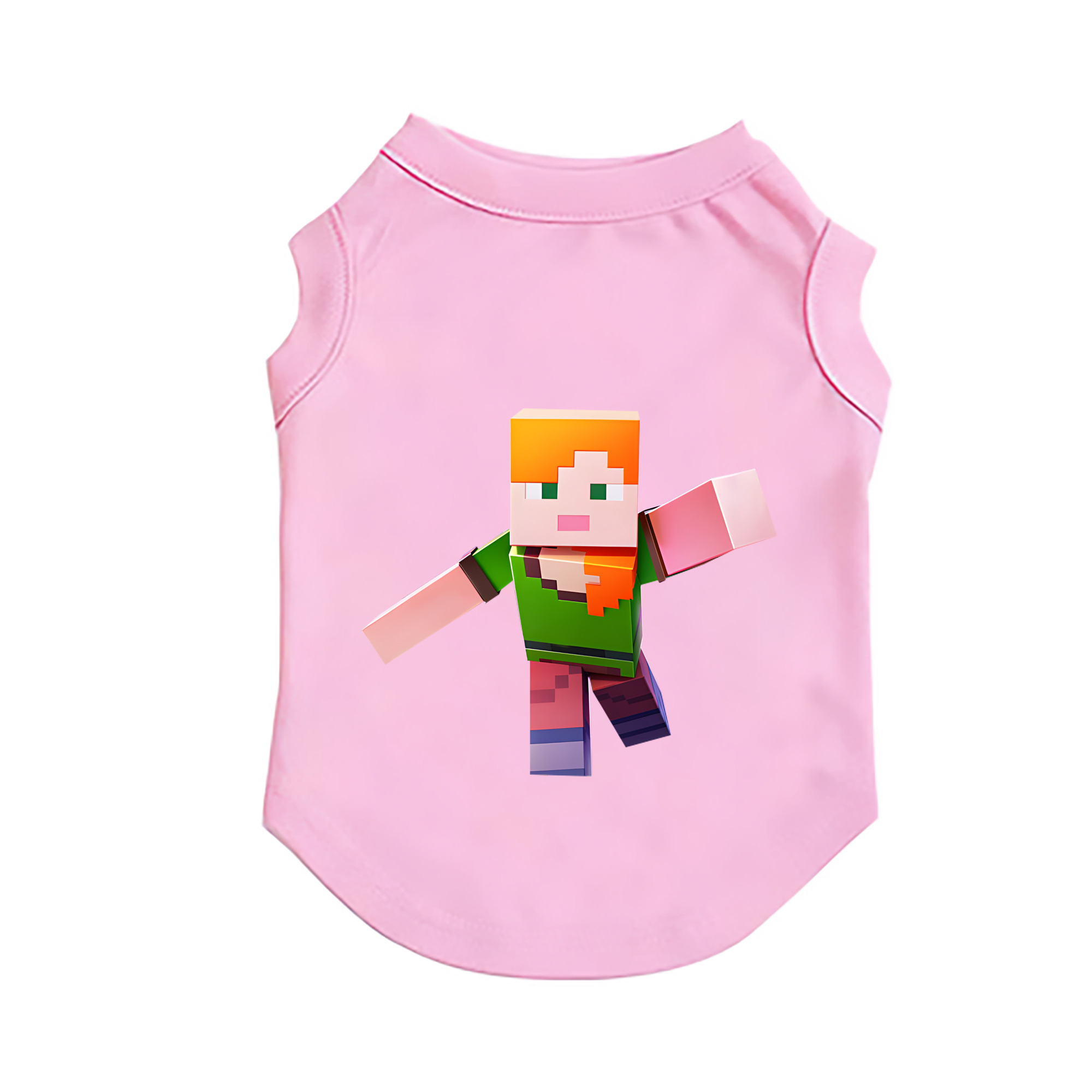 （画像用） マインクラフト ブロックの世界 Minecraft MC Block world ペット用ベスト