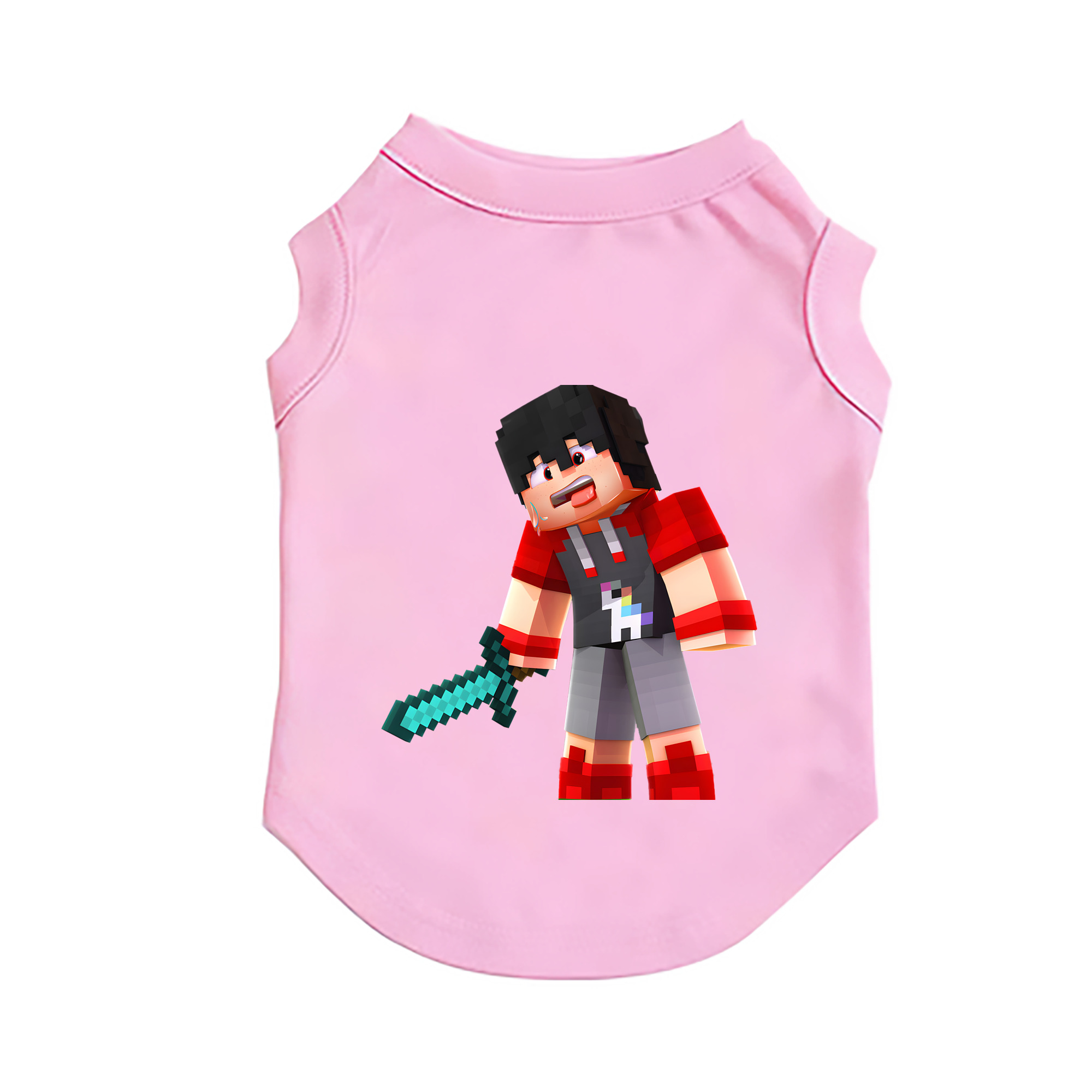 （画像用） マインクラフト ブロックの世界 Minecraft MC Block world ペット用ベスト