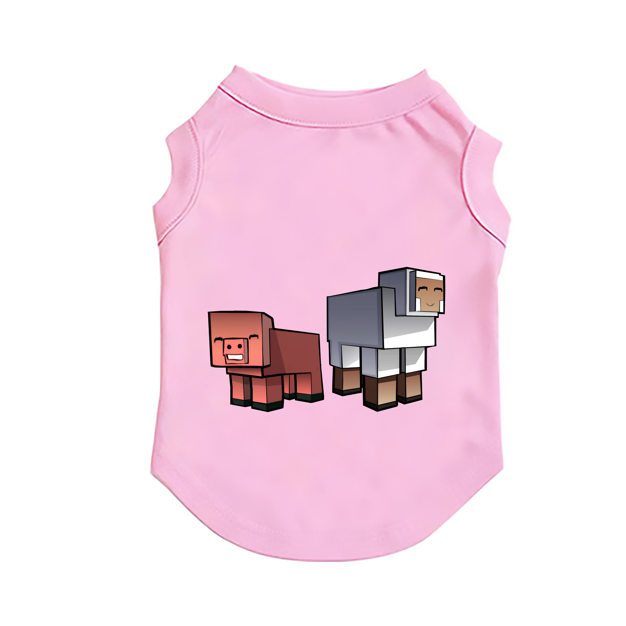 （画像用） マインクラフト ブロックの世界 Minecraft MC Block world ペット用ベスト