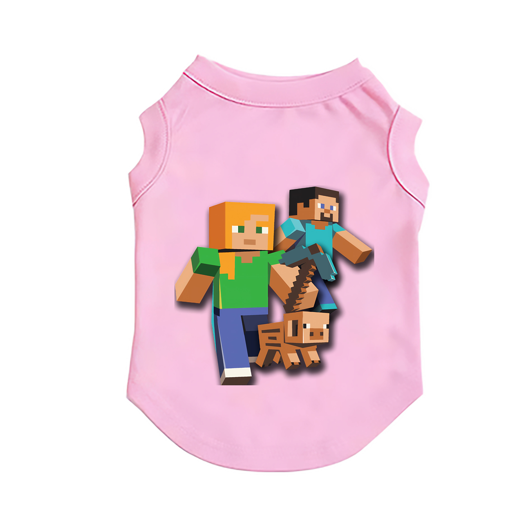 （画像用） マインクラフト ブロックの世界 Minecraft MC Block world ペット用ベスト