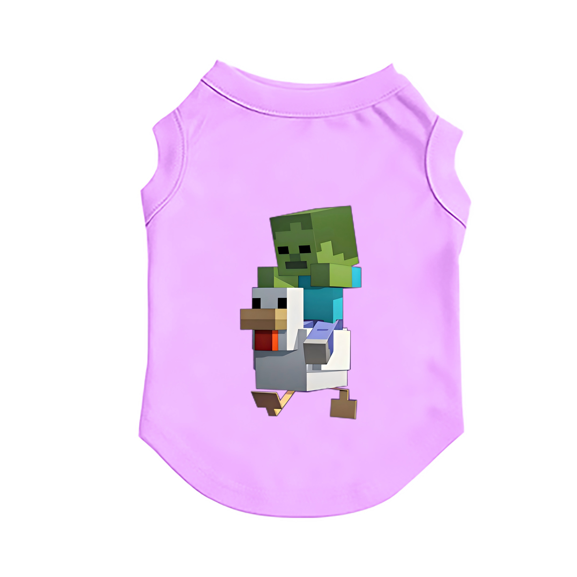 （画像用） マインクラフト ブロックの世界 Minecraft MC Block world ペット用ベスト
