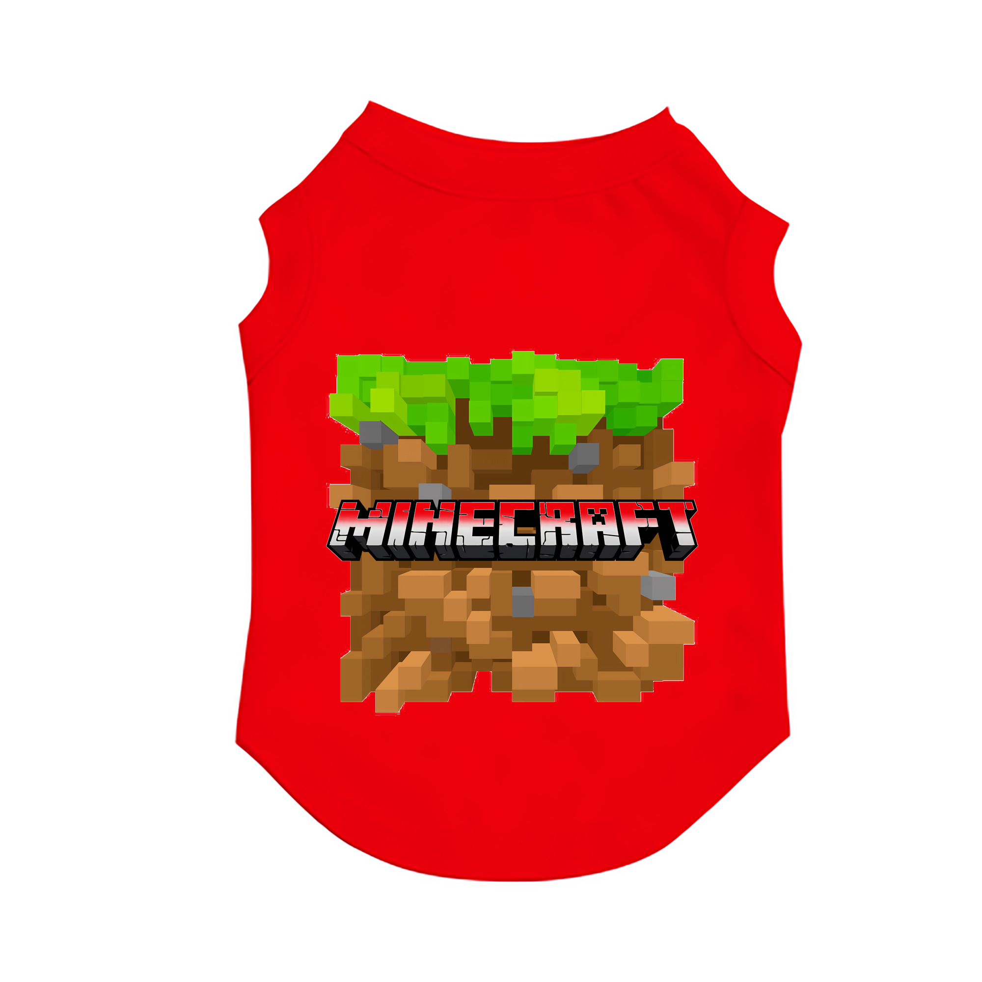 （画像用） マインクラフト ブロックの世界 Minecraft MC Block world ペット用ベスト