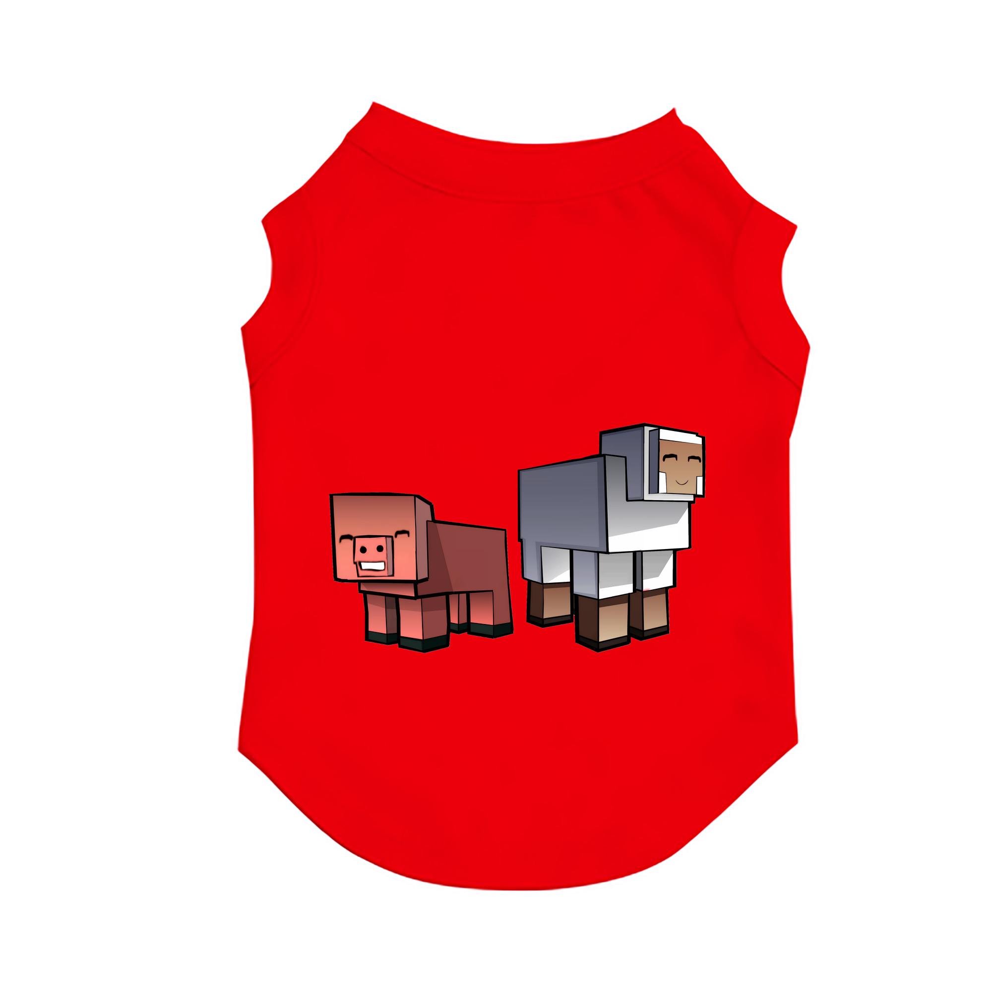（画像用） マインクラフト ブロックの世界 Minecraft MC Block world ペット用ベスト