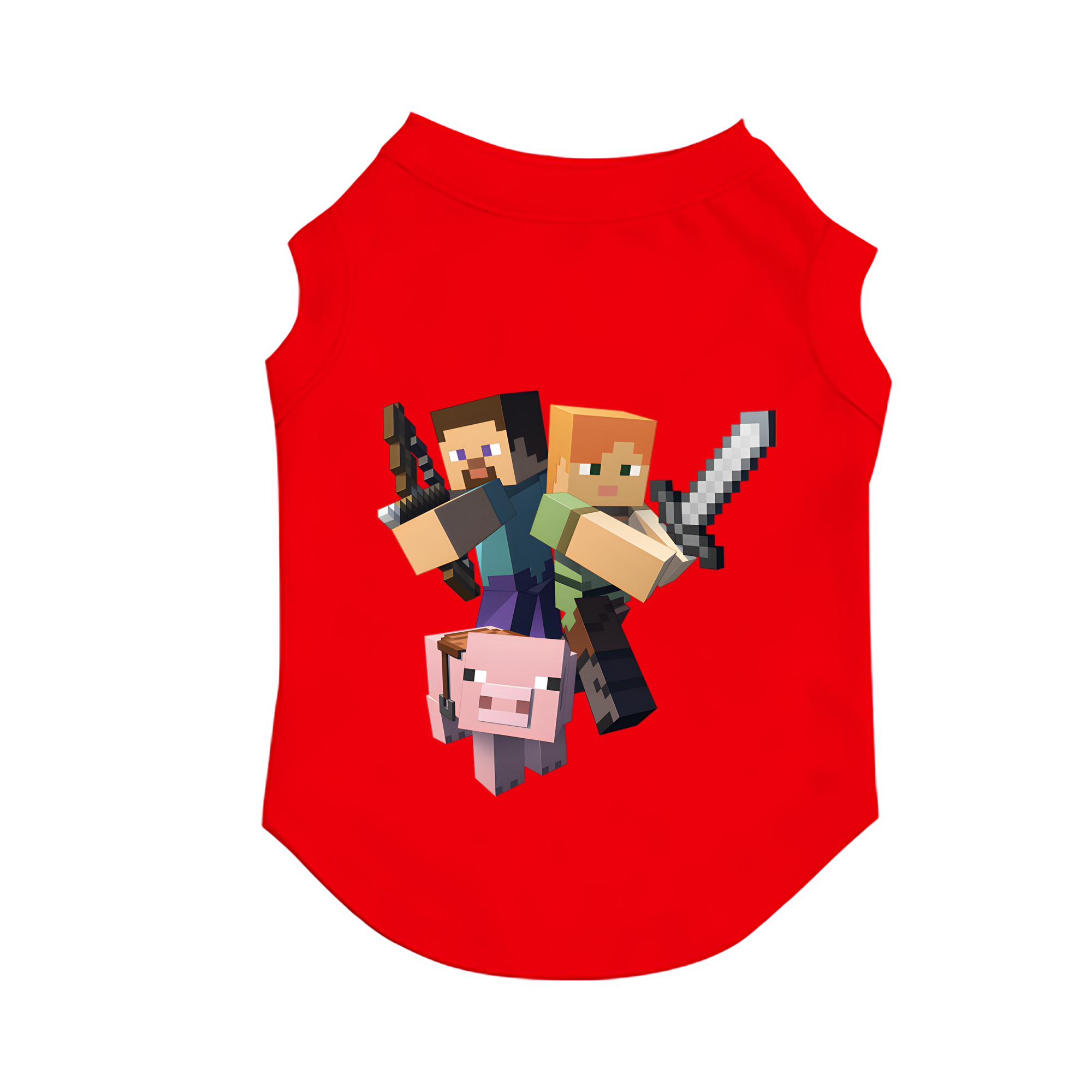 （画像用） マインクラフト ブロックの世界 Minecraft MC Block world ペット用ベスト