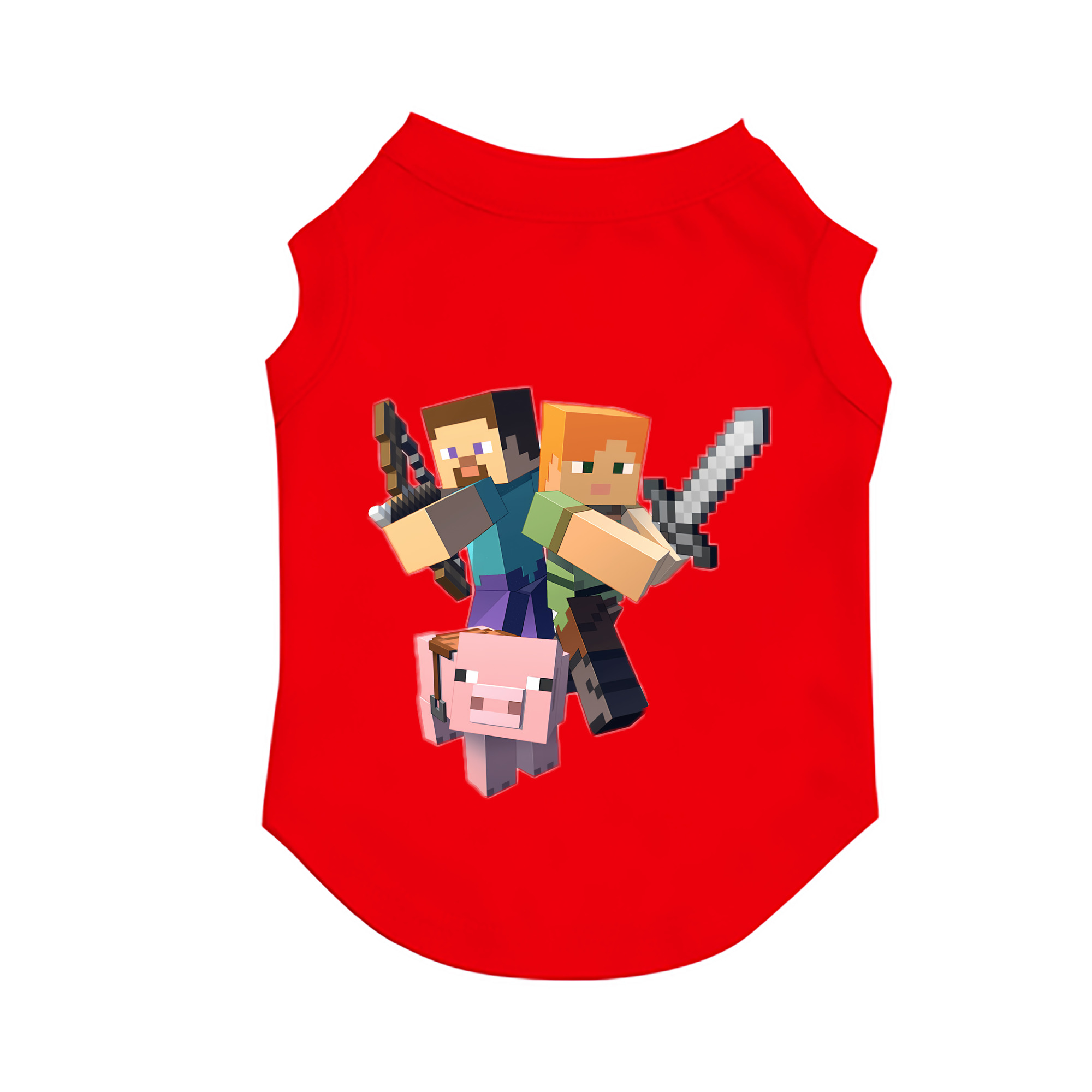（画像用） マインクラフト ブロックの世界 Minecraft MC Block world ペット用ベスト