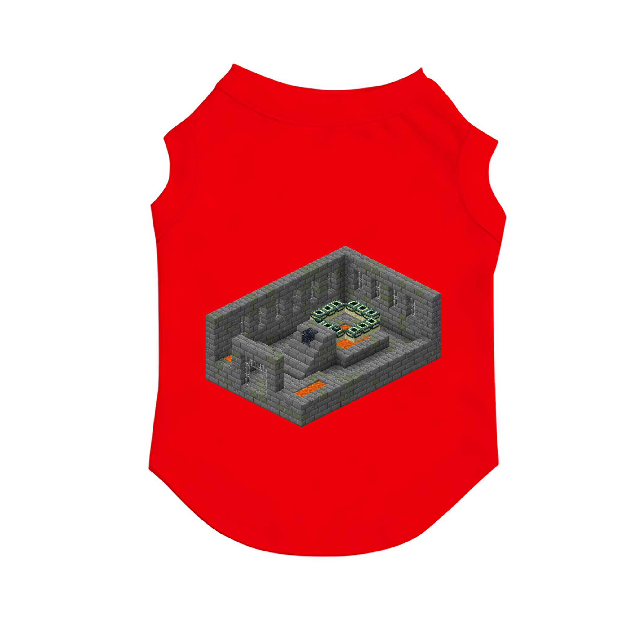 （画像用） マインクラフト ブロックの世界 Minecraft MC Block world ペット用ベスト