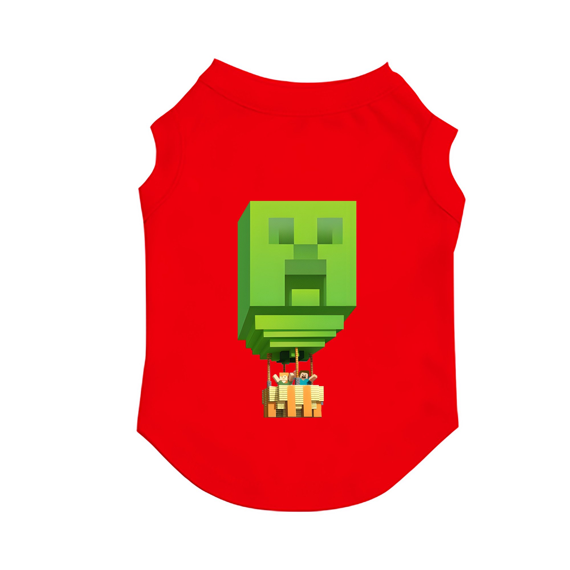 （画像用） マインクラフト ブロックの世界 Minecraft MC Block world ペット用ベスト