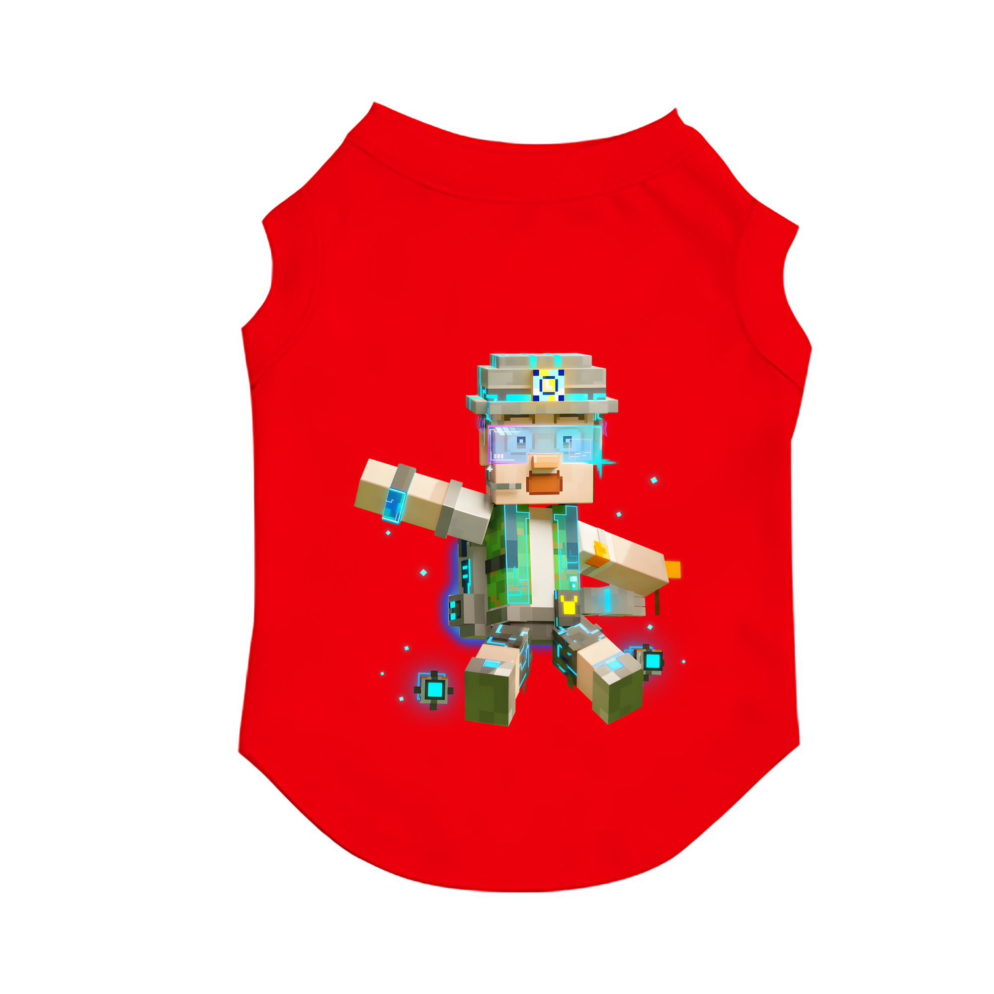 （画像用） マインクラフト ブロックの世界 Minecraft MC Block world ペット用ベスト
