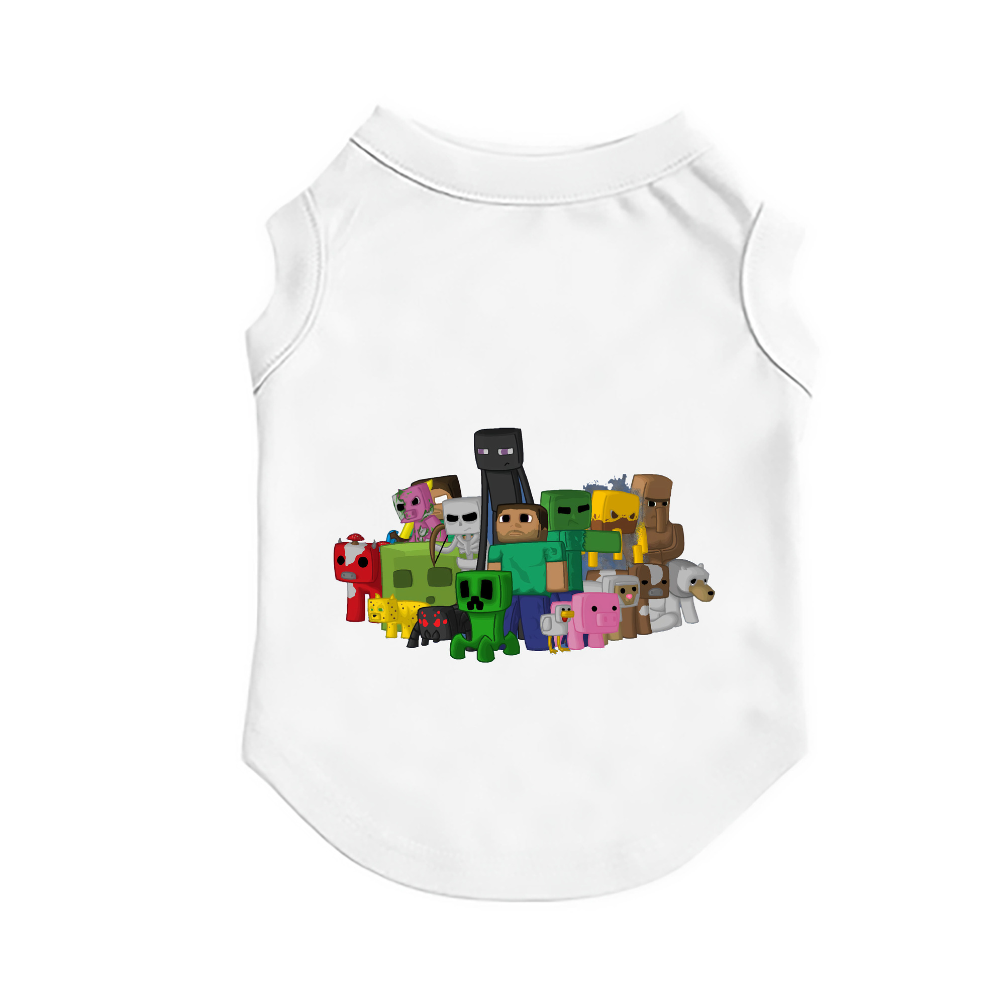 （画像用） マインクラフト ブロックの世界 Minecraft MC Block world ペット用ベスト