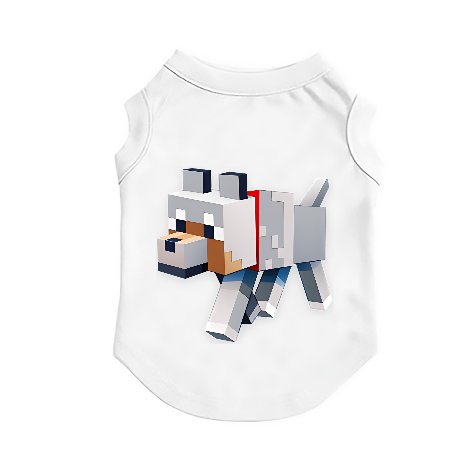（画像用） マインクラフト ブロックの世界 Minecraft MC Block world ペット用ベスト