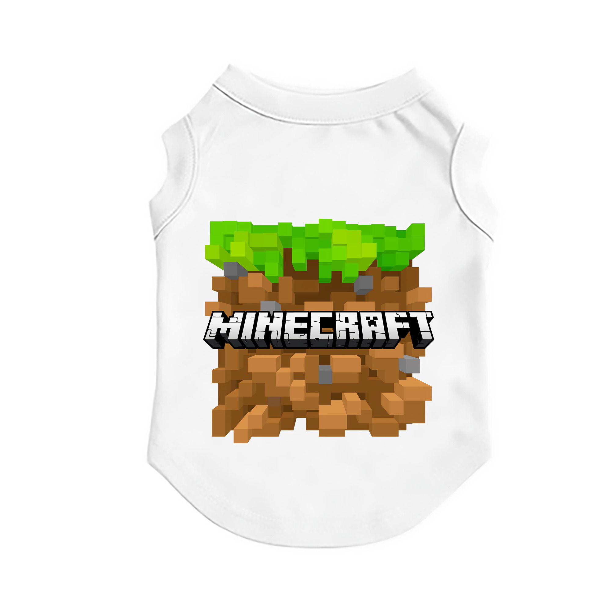 （画像用） マインクラフト ブロックの世界 Minecraft MC Block world ペット用ベスト