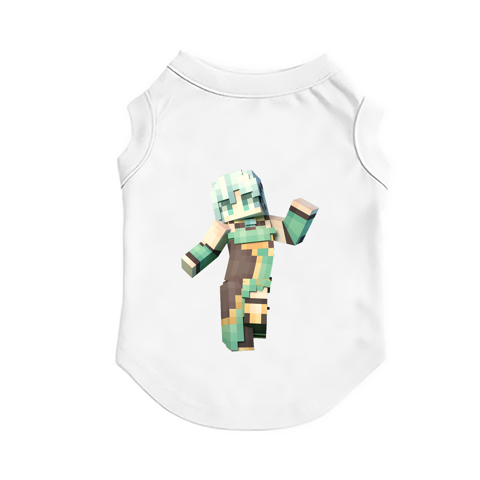 （画像用） マインクラフト ブロックの世界 Minecraft MC Block world ペット用ベスト