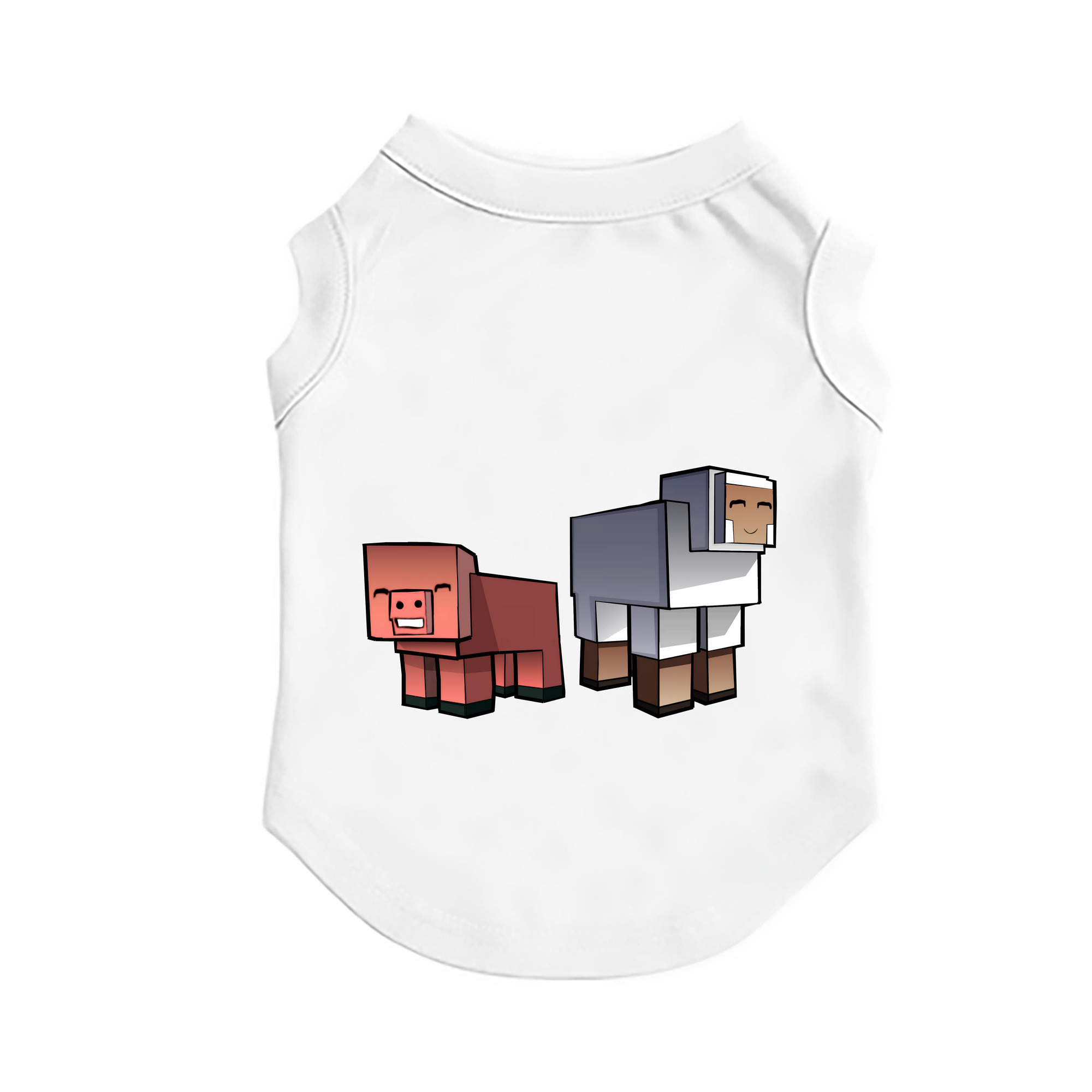 （画像用） マインクラフト ブロックの世界 Minecraft MC Block world ペット用ベスト