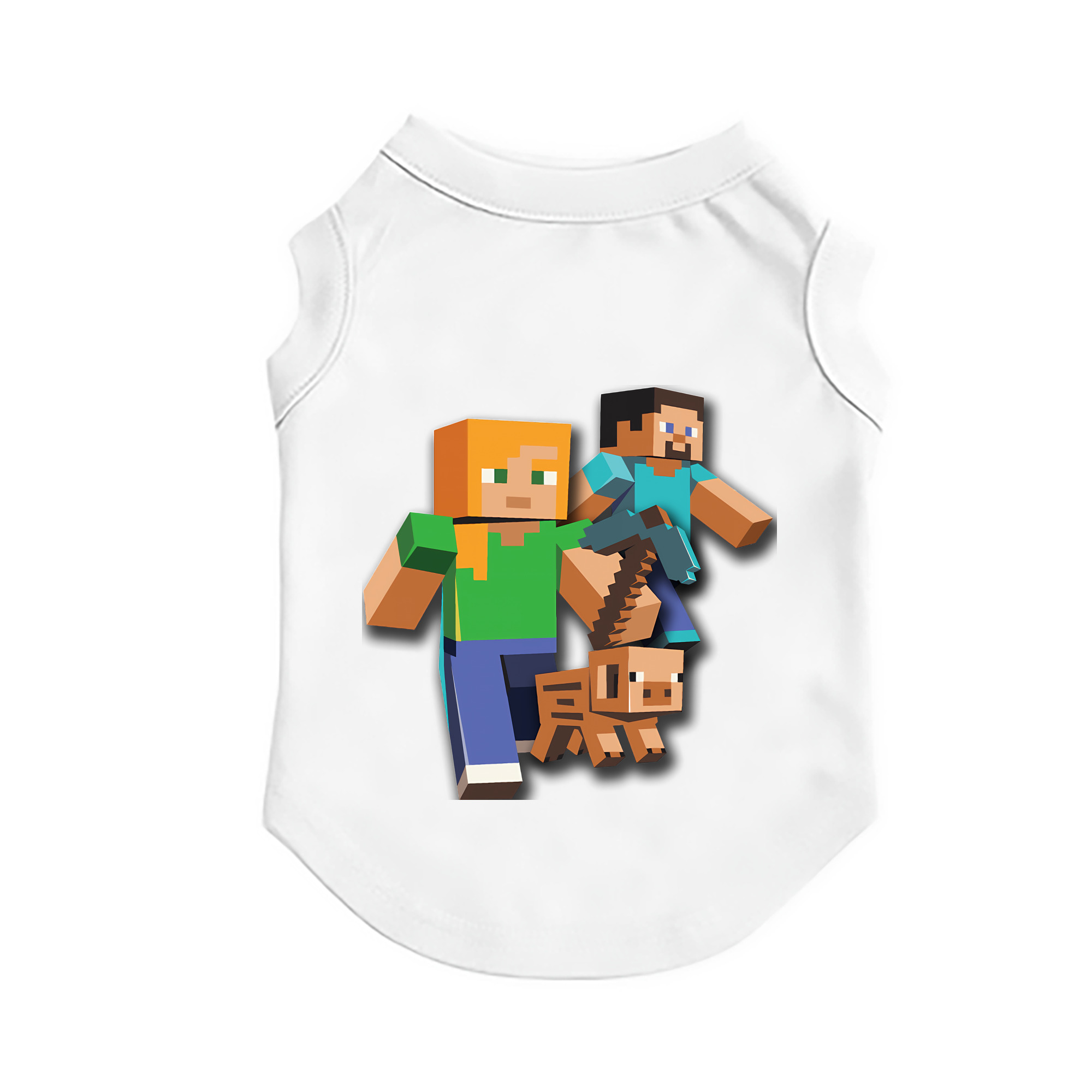 （画像用） マインクラフト ブロックの世界 Minecraft MC Block world ペット用ベスト