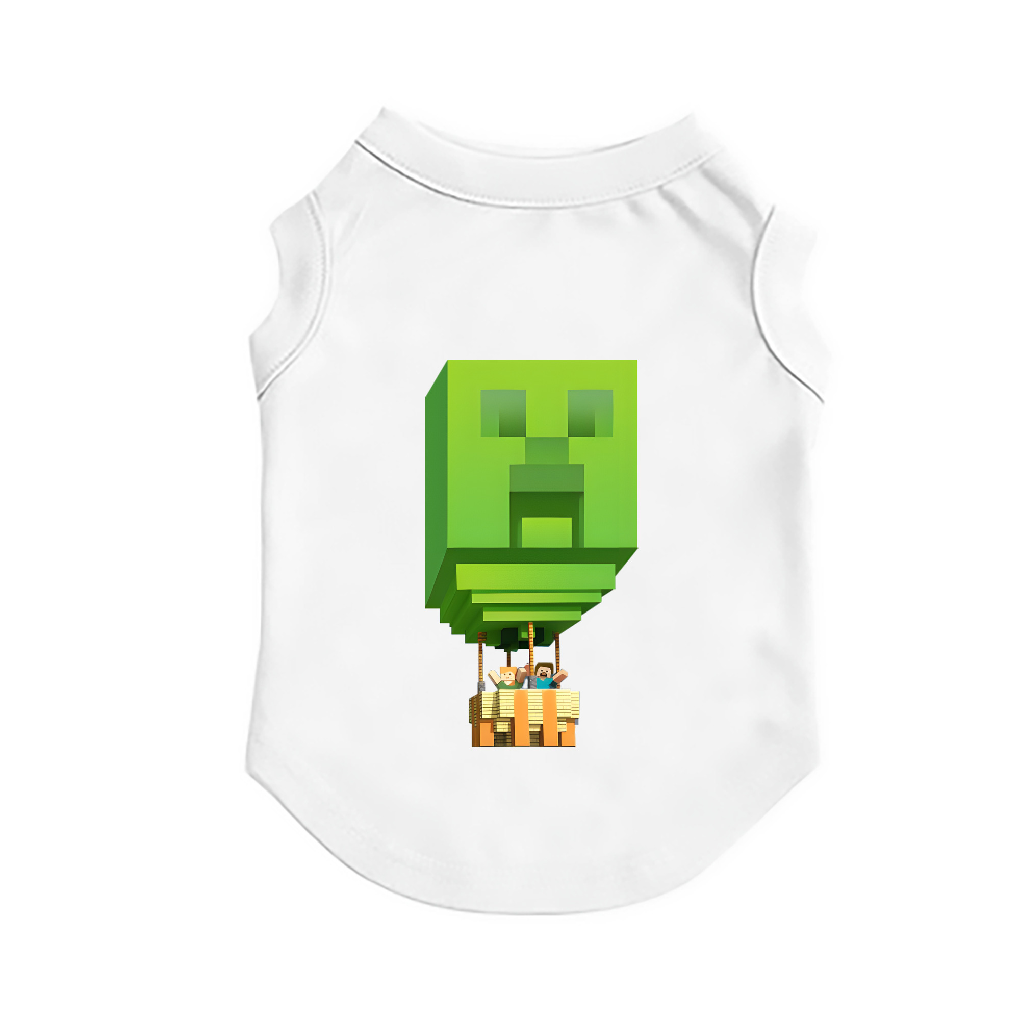 （画像用） マインクラフト ブロックの世界 Minecraft MC Block world ペット用ベスト