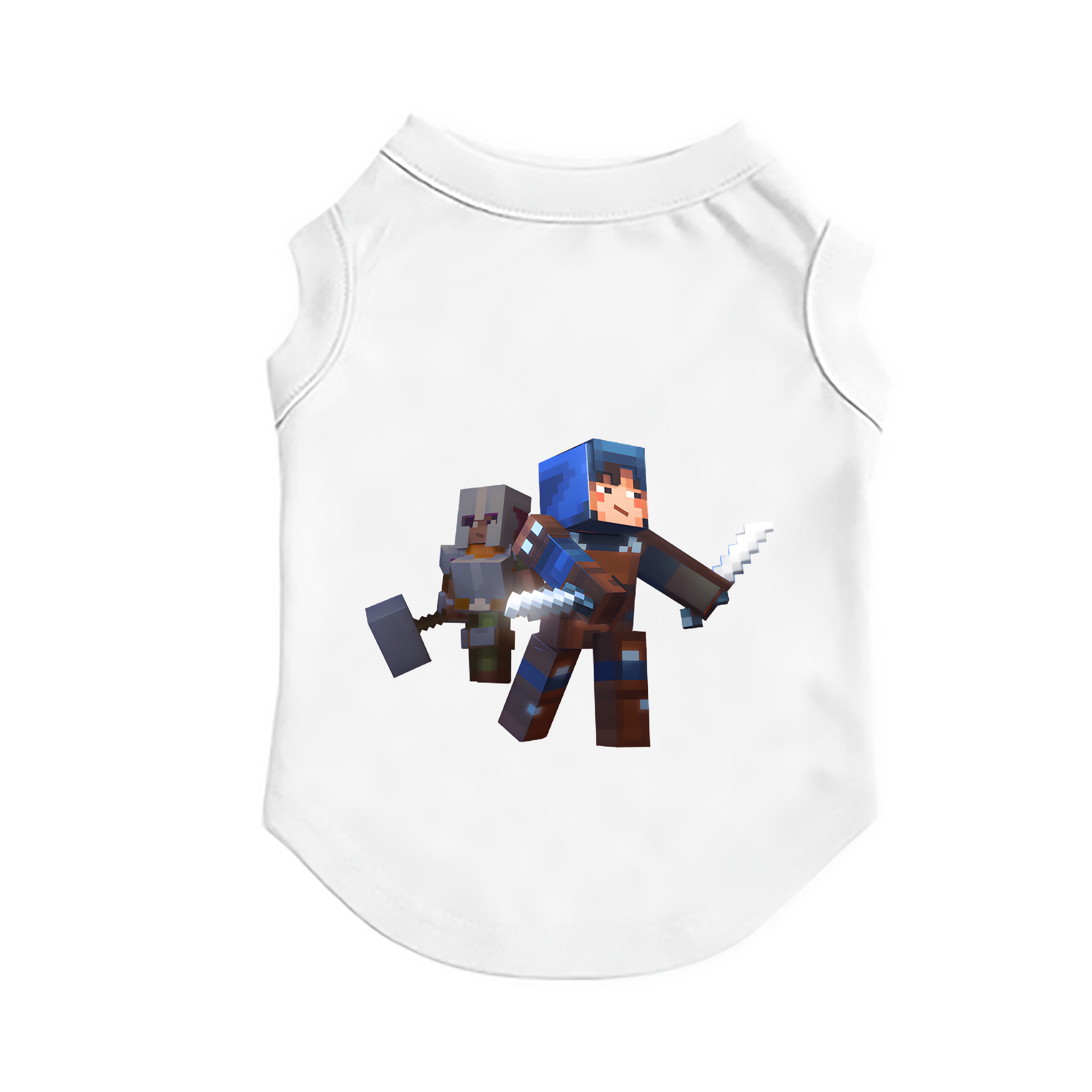 （画像用） マインクラフト ブロックの世界 Minecraft MC Block world ペット用ベスト