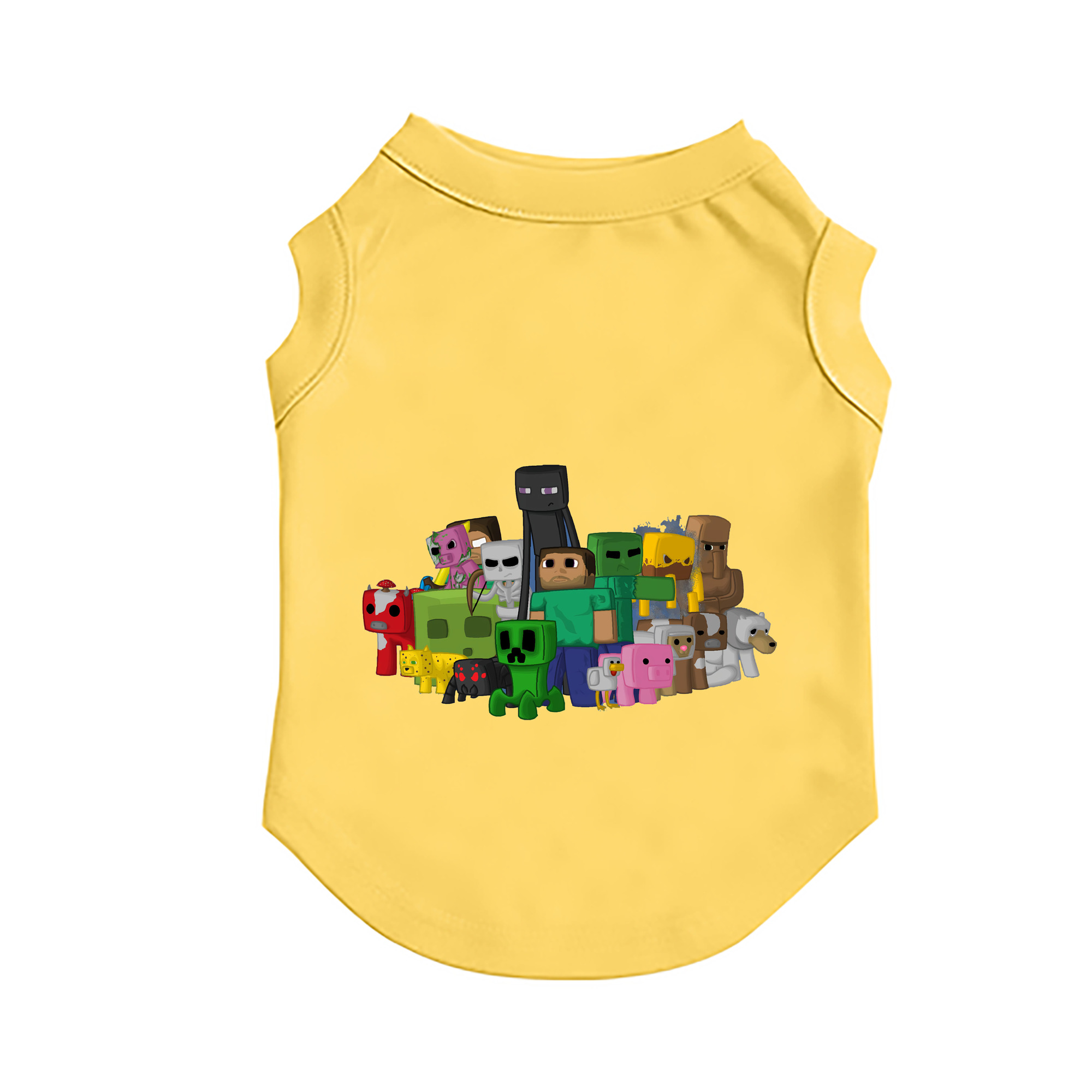 （画像用） マインクラフト ブロックの世界 Minecraft MC Block world ペット用ベスト