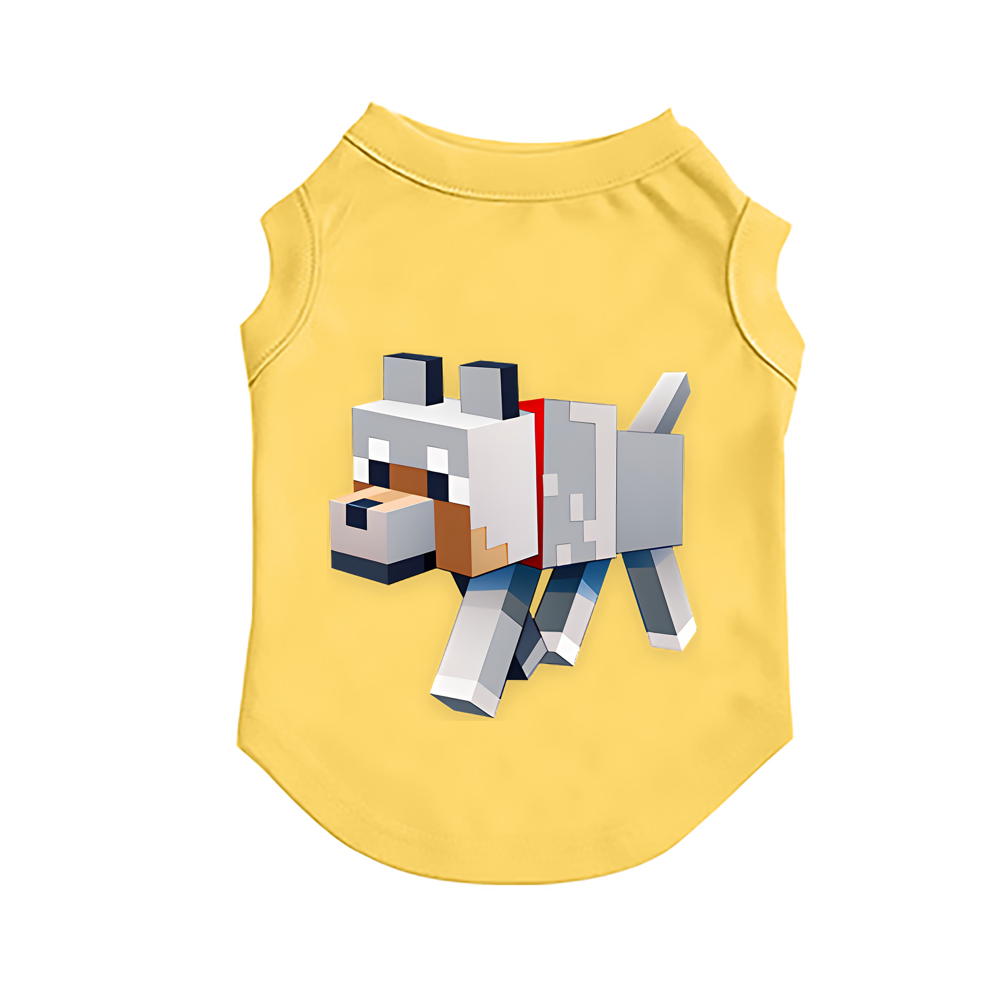 （画像用） マインクラフト ブロックの世界 Minecraft MC Block world ペット用ベスト