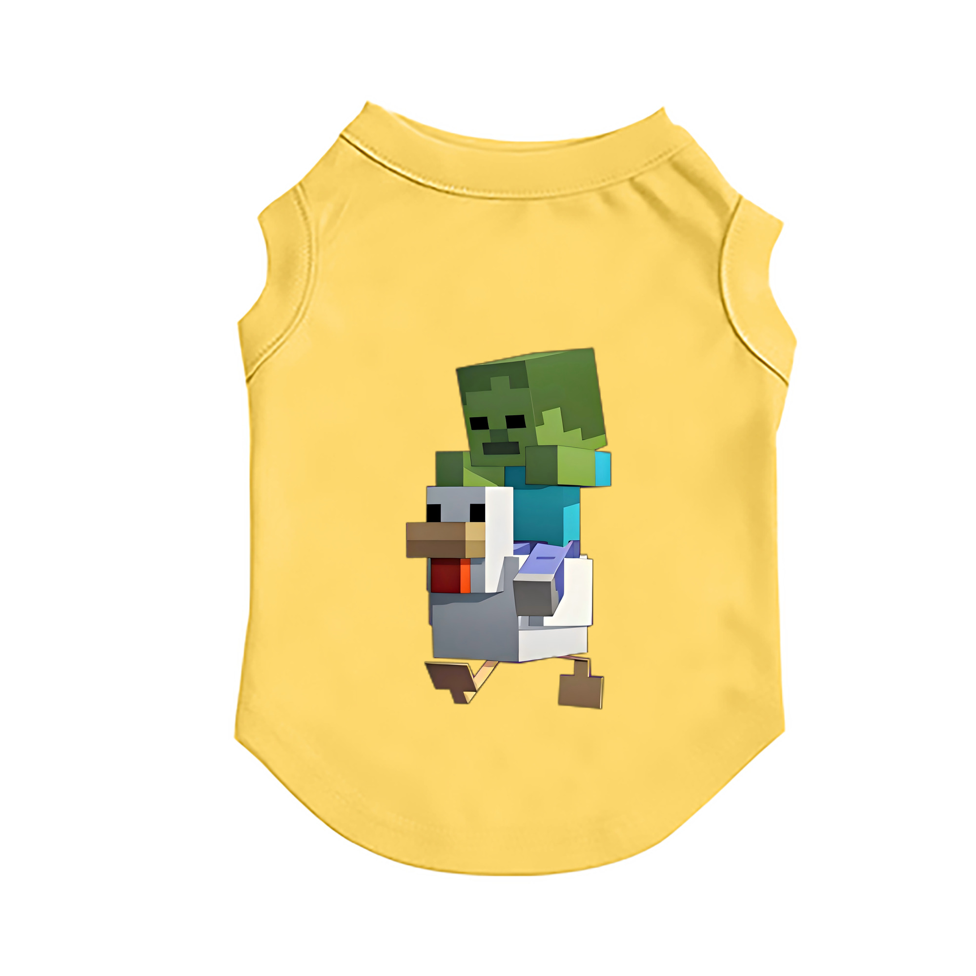 （画像用） マインクラフト ブロックの世界 Minecraft MC Block world ペット用ベスト
